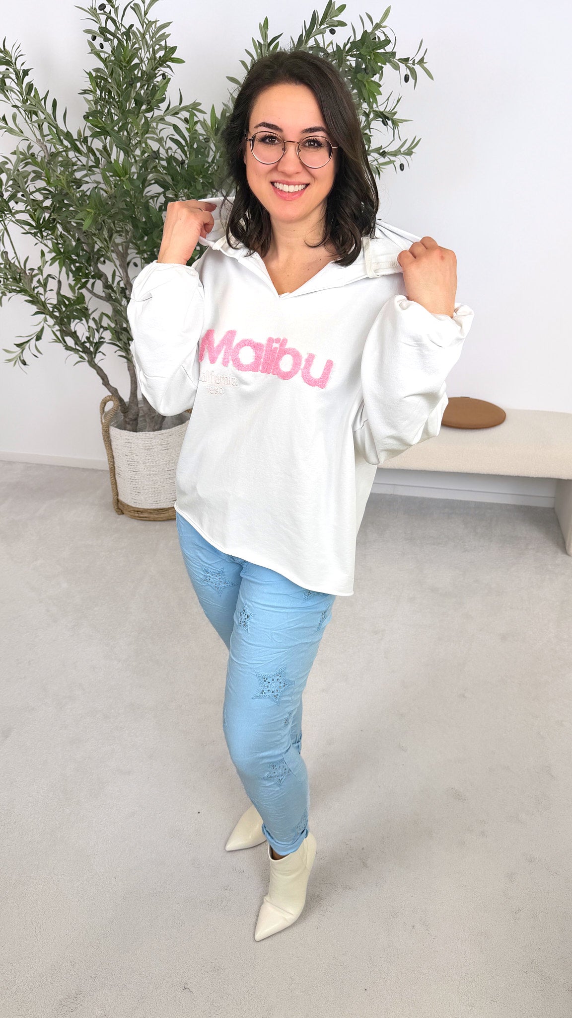 Hoodie Sunset Breeze *Weiß*