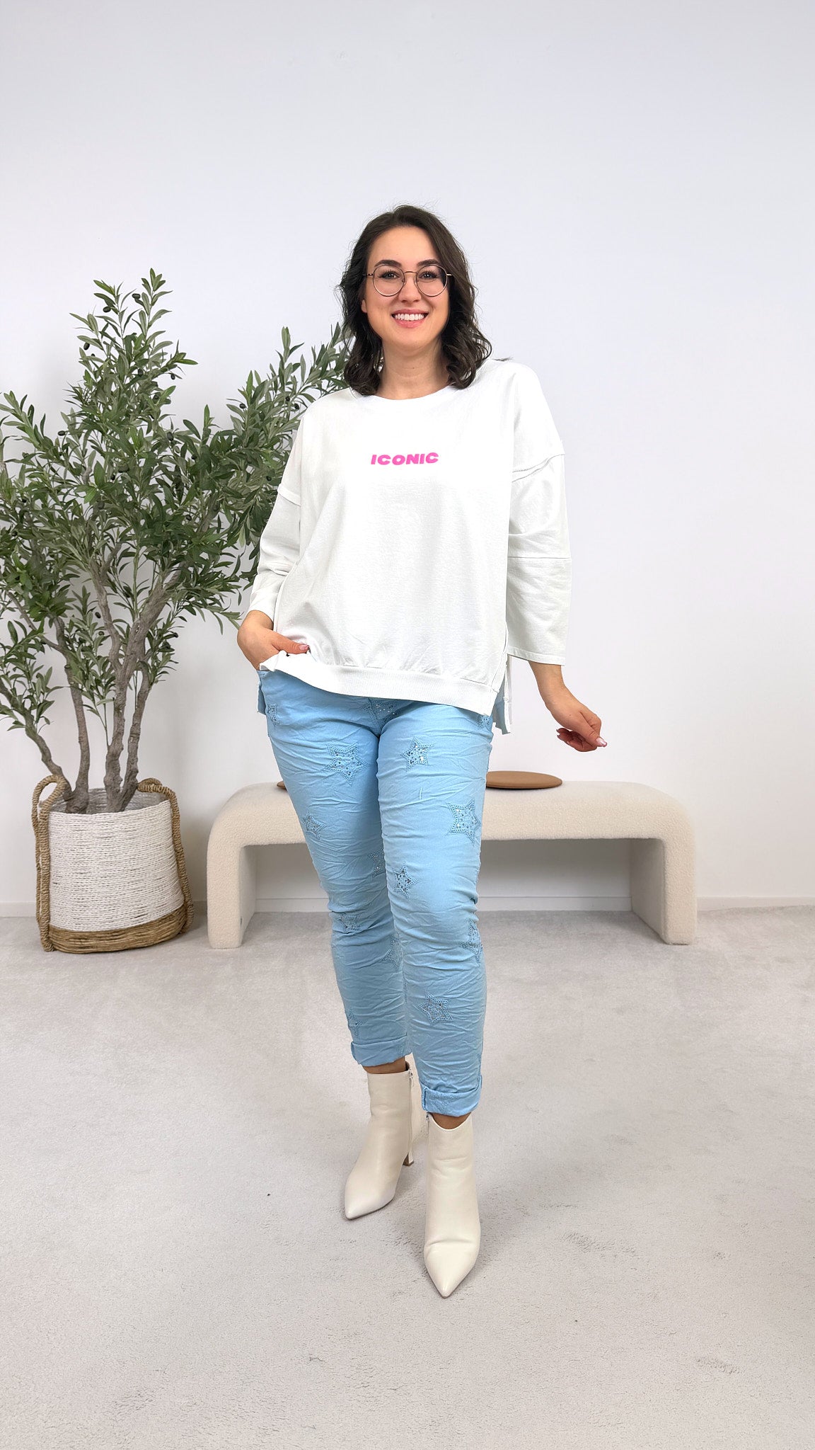 Sweatshirt Iconic *Weiß*
