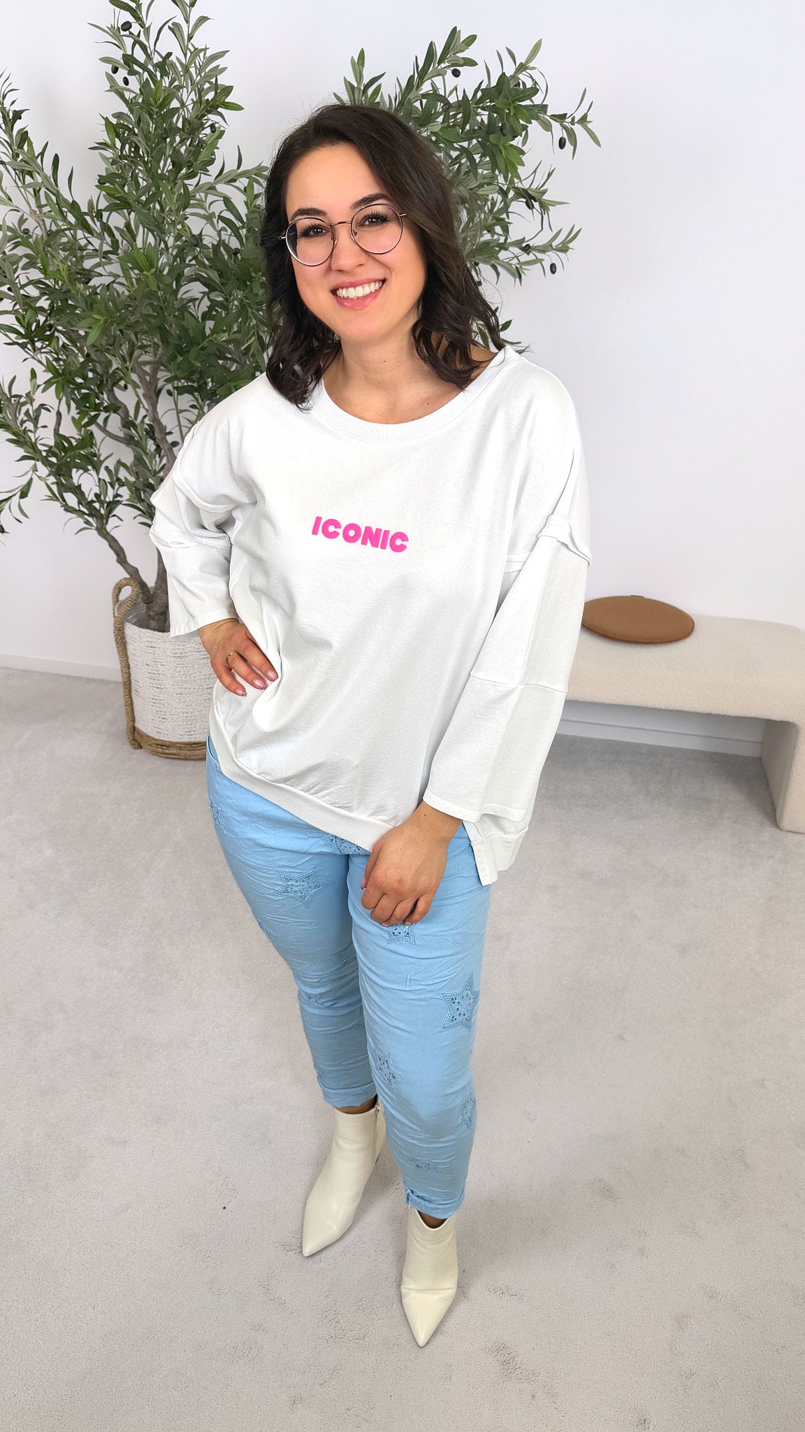 Sweatshirt Iconic *Weiß*