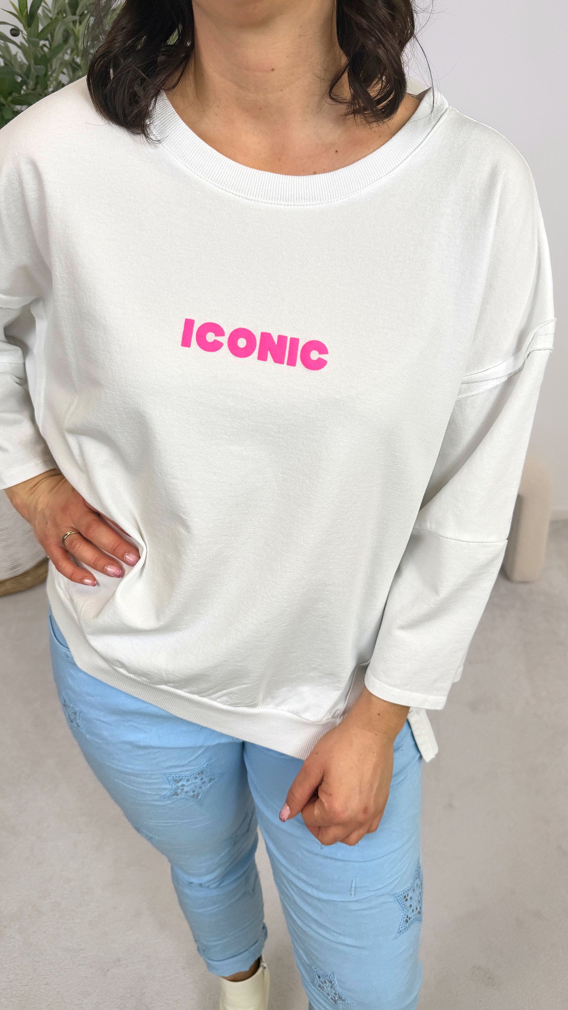 Sweatshirt Iconic *Weiß*