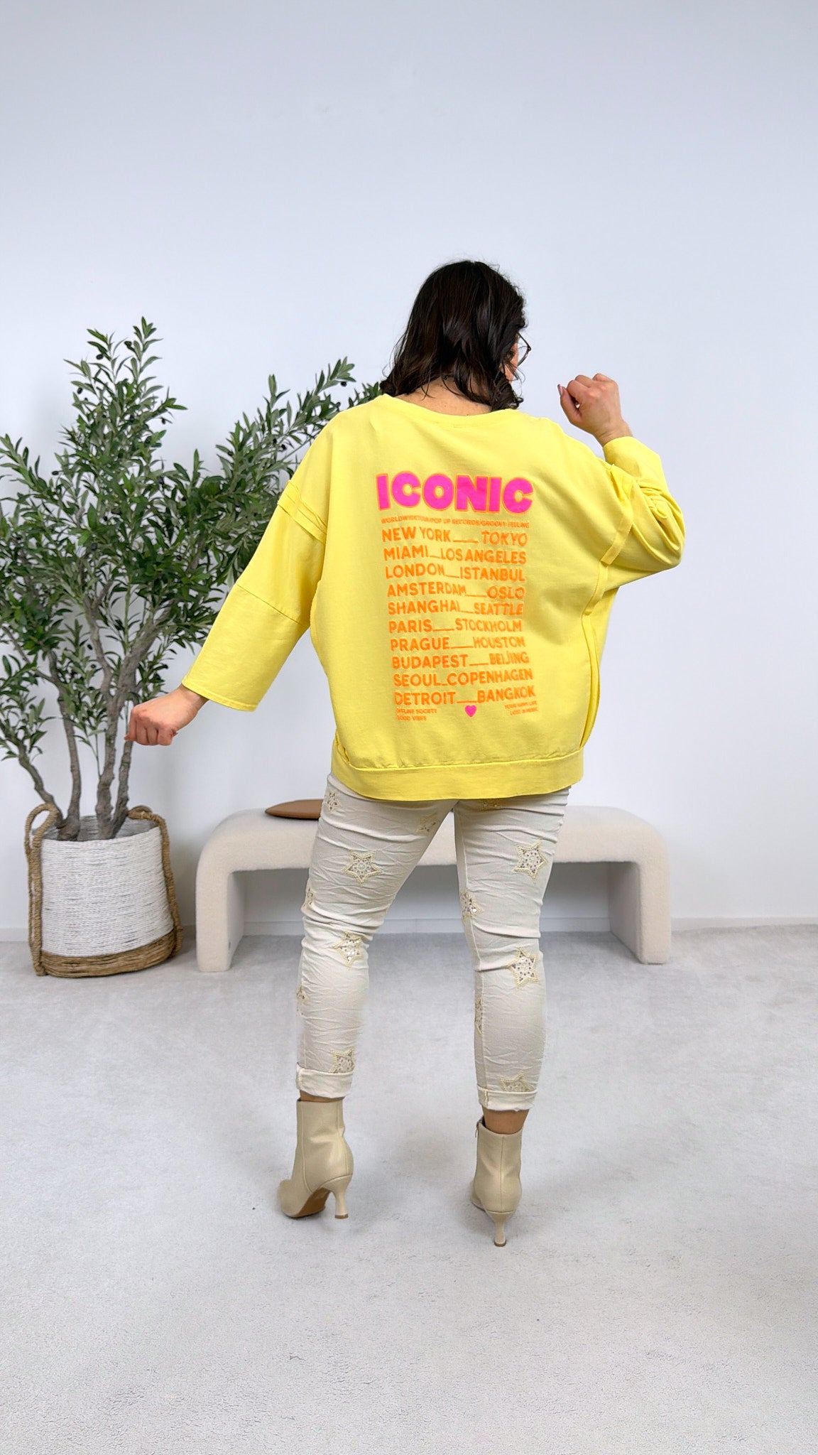 Sweatshirt Iconic *Gelb*