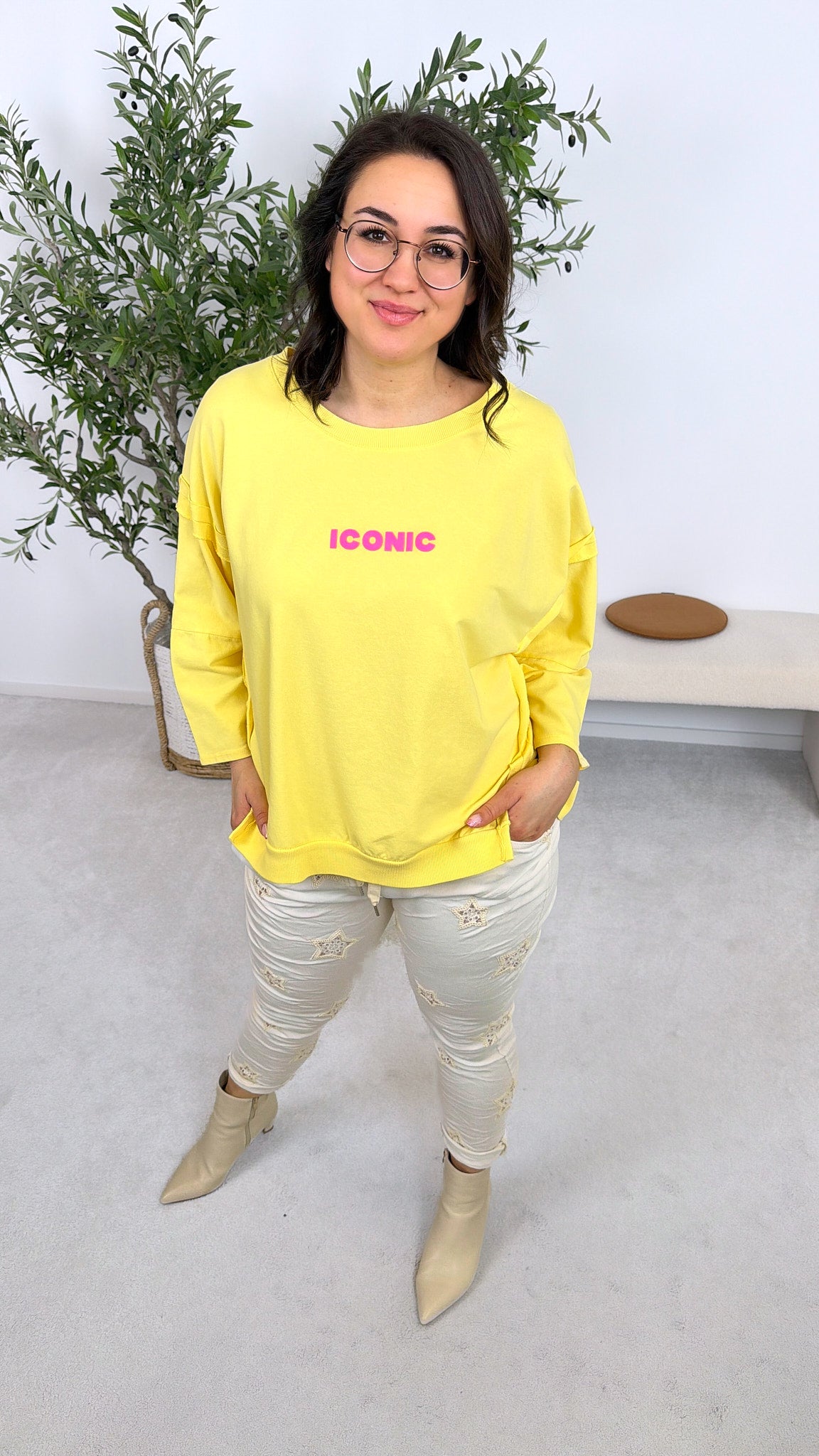 Sweatshirt Iconic *Gelb*