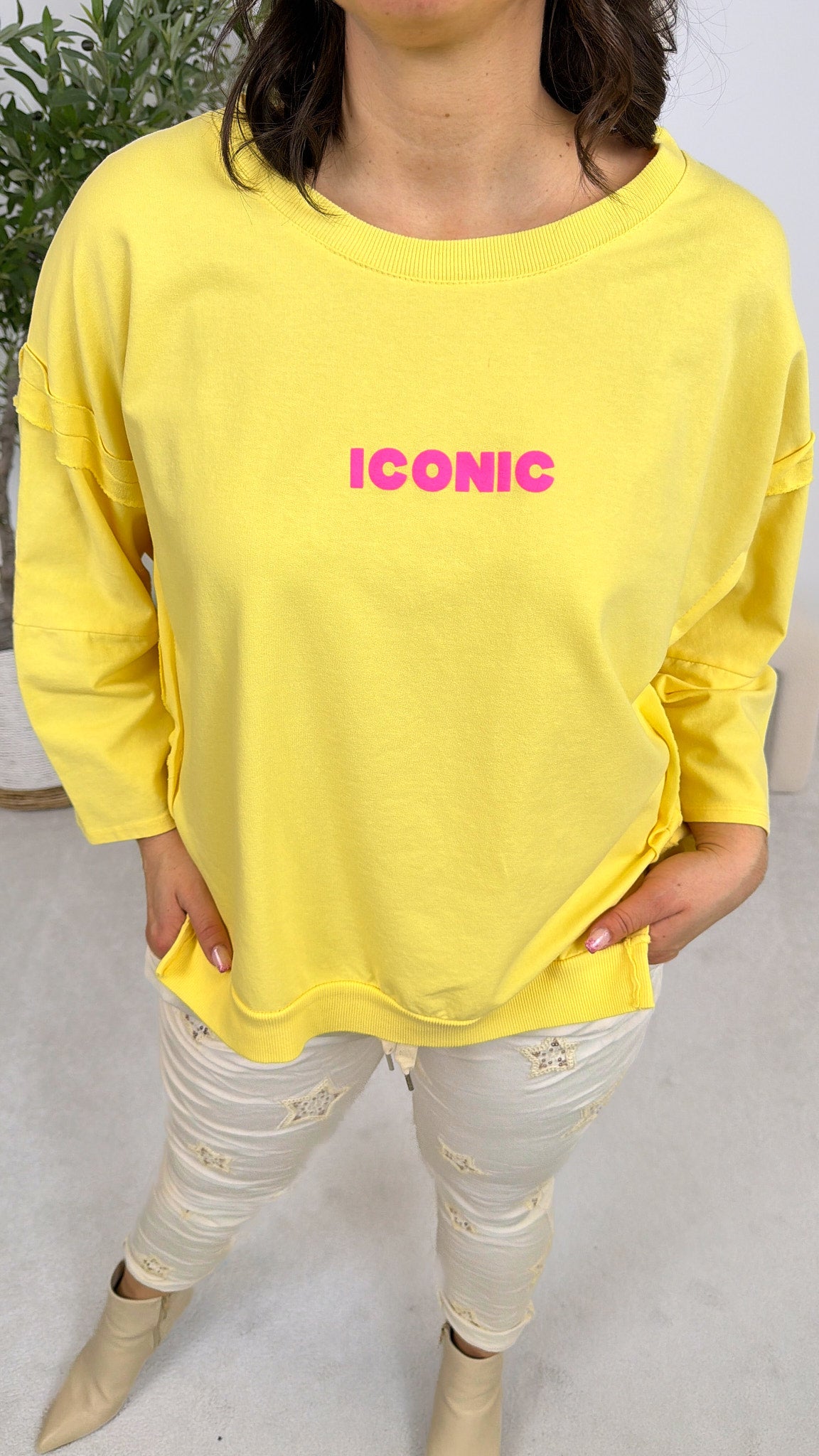 Sweatshirt Iconic *Gelb*