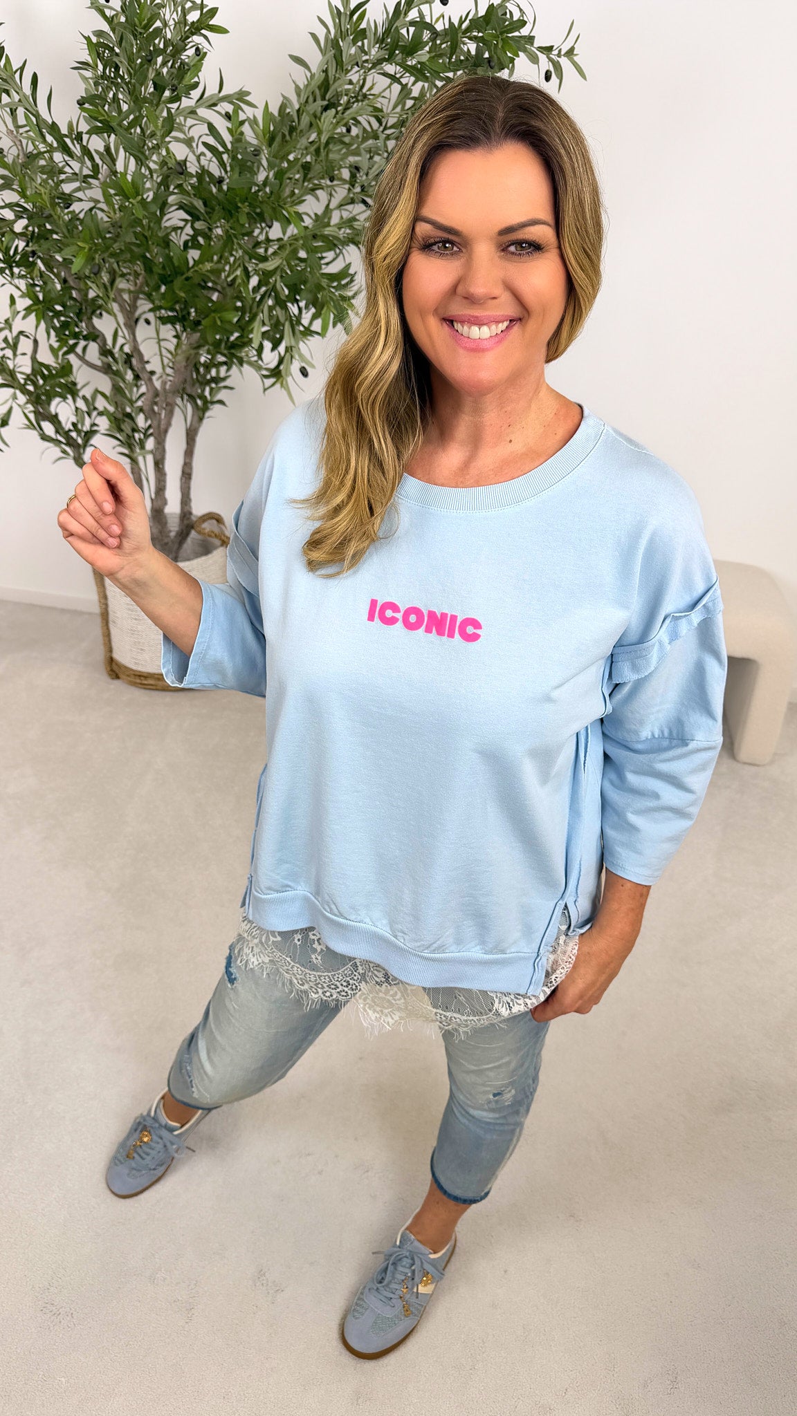 Sweatshirt Iconic *Hellblau*