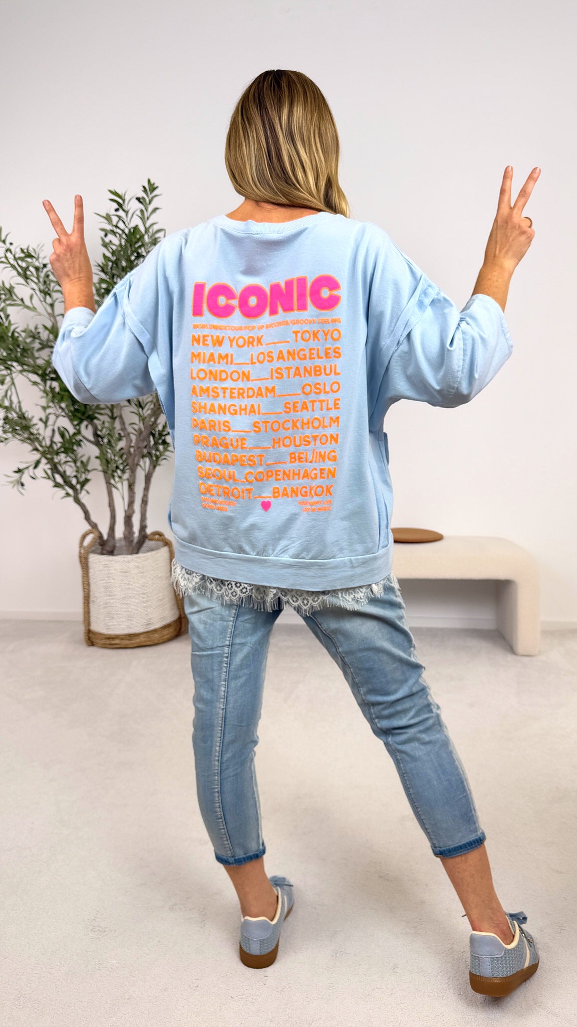 Sweatshirt Iconic *Hellblau*