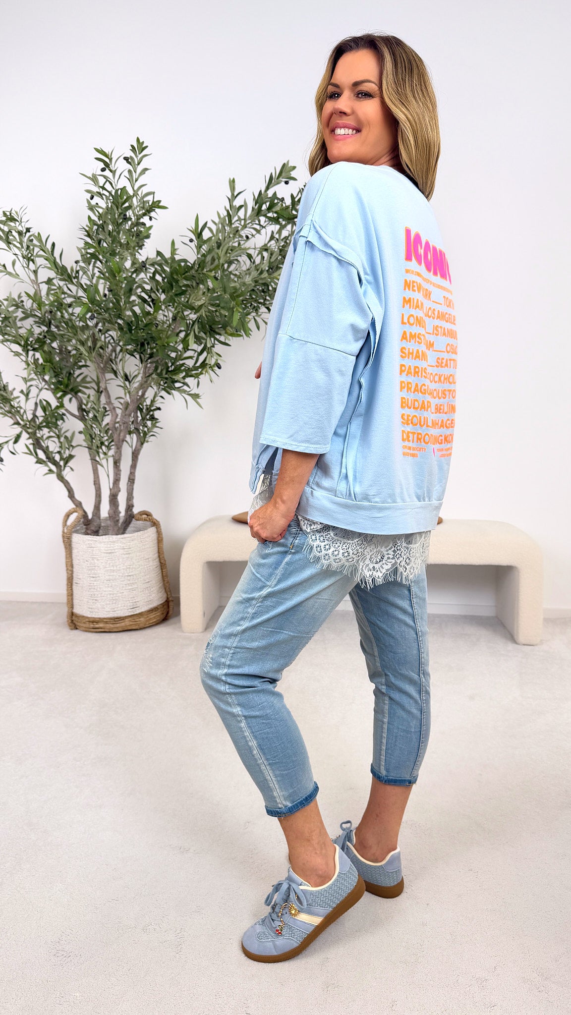 Sweatshirt Iconic *Hellblau*