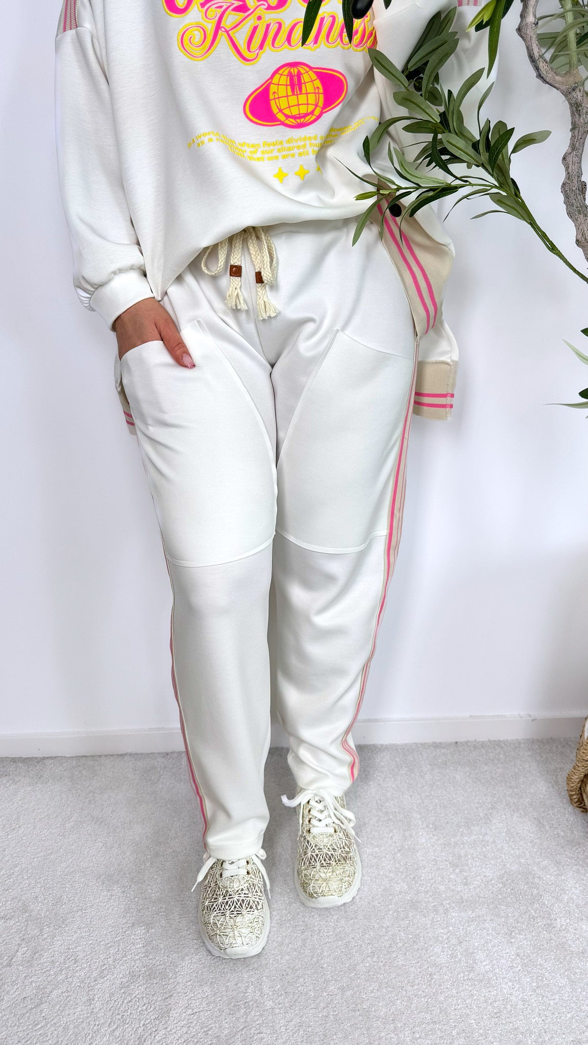 Sweathose Effortless *Weiß*