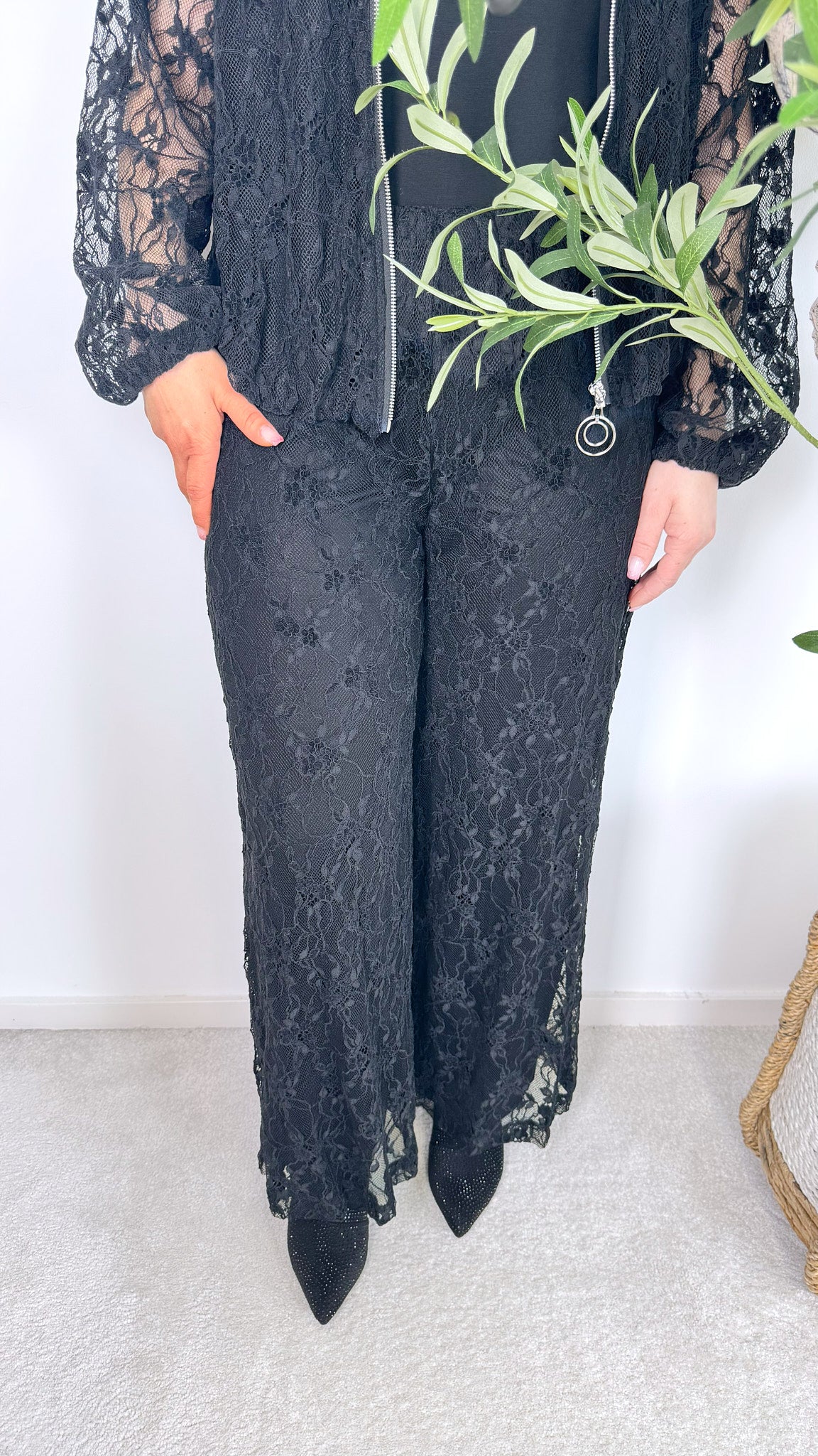 Spitzen-Hose Poem *Schwarz*