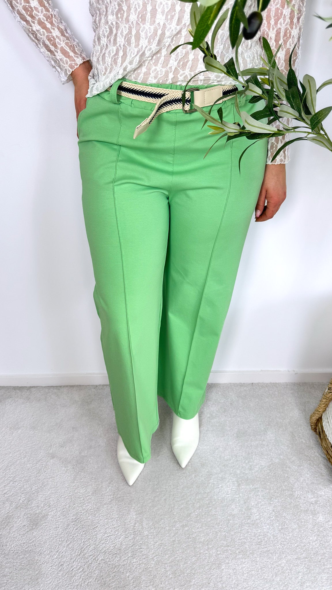 Hose Casual Rope *Grün*