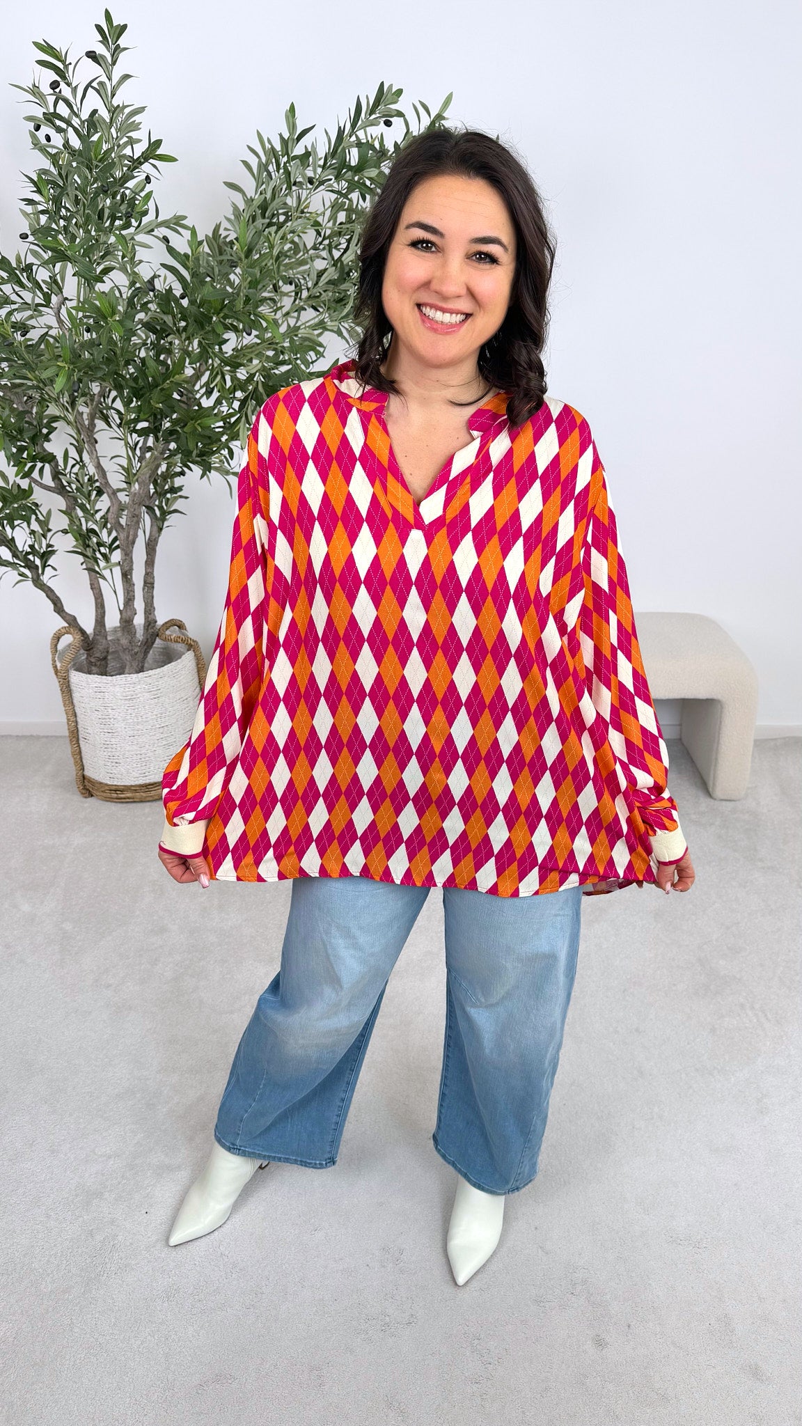 Blusenshirt Silky Rhythm *Pink*