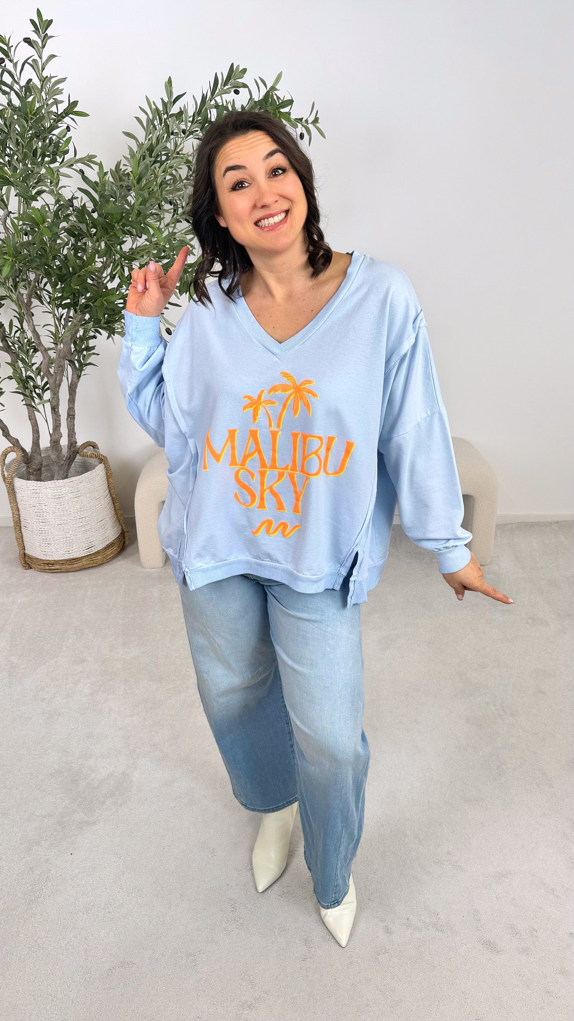 Sweatshirt Malibu Dream *Blau*
