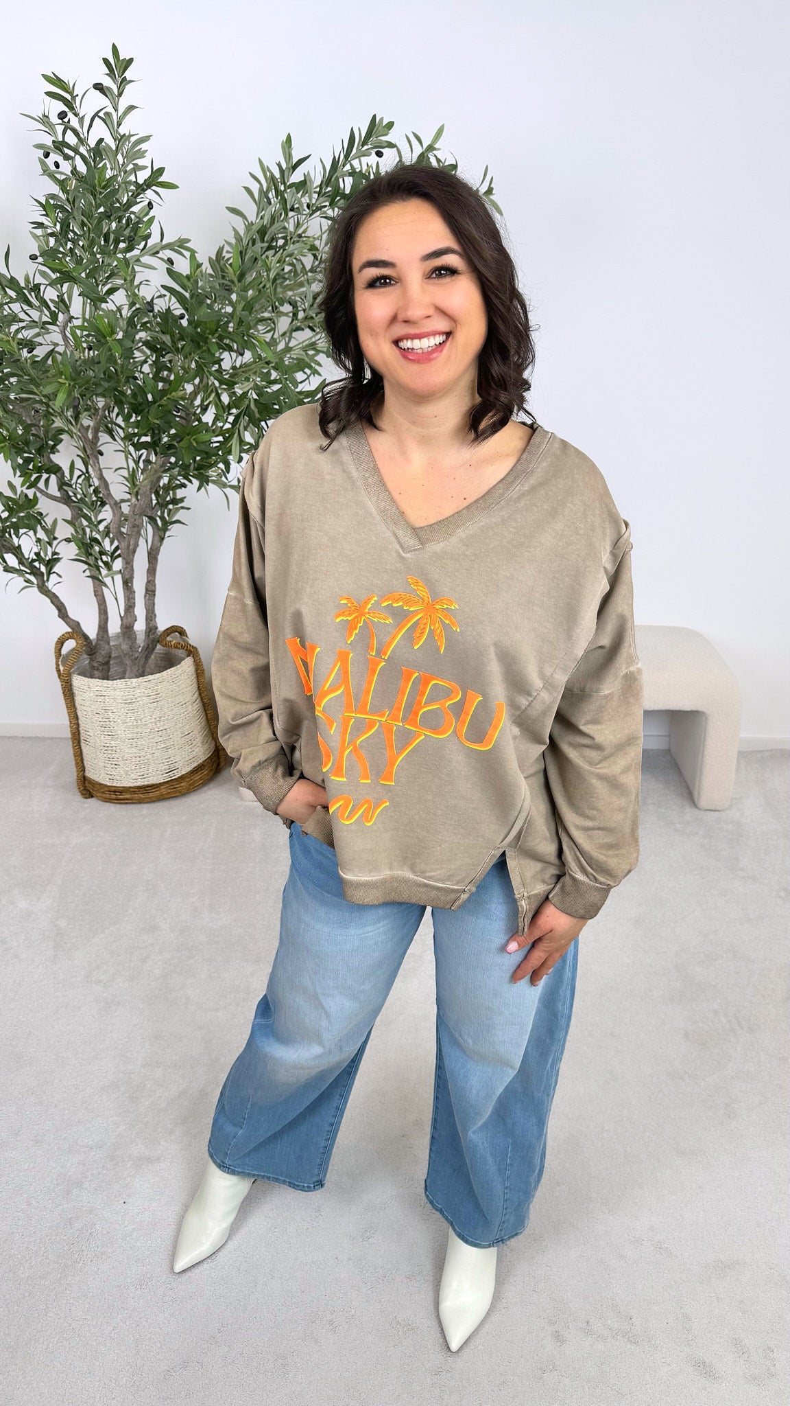 Sweatshirt Malibu Dream *Taupe*