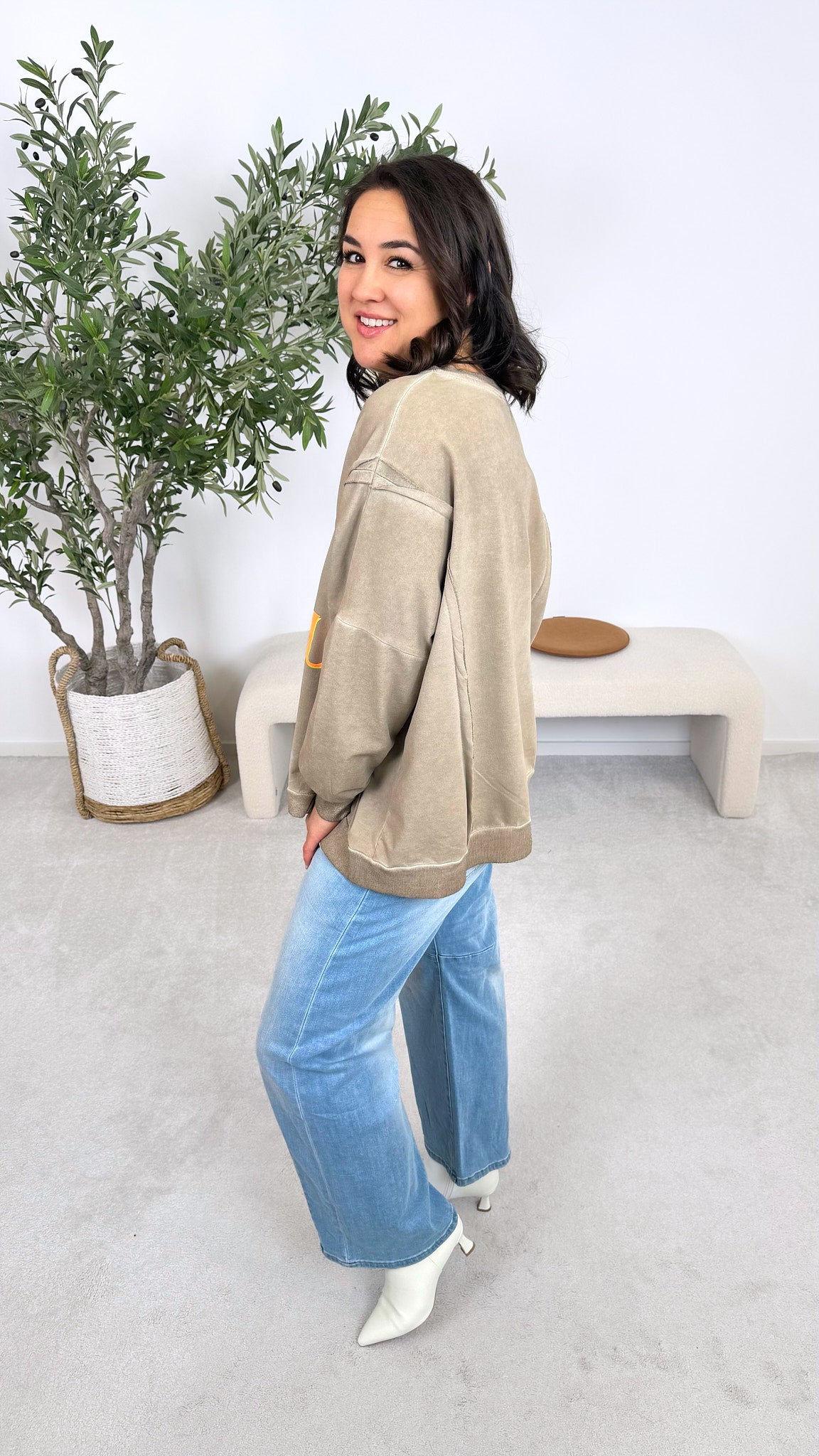 Sweatshirt Malibu Dream *Taupe*