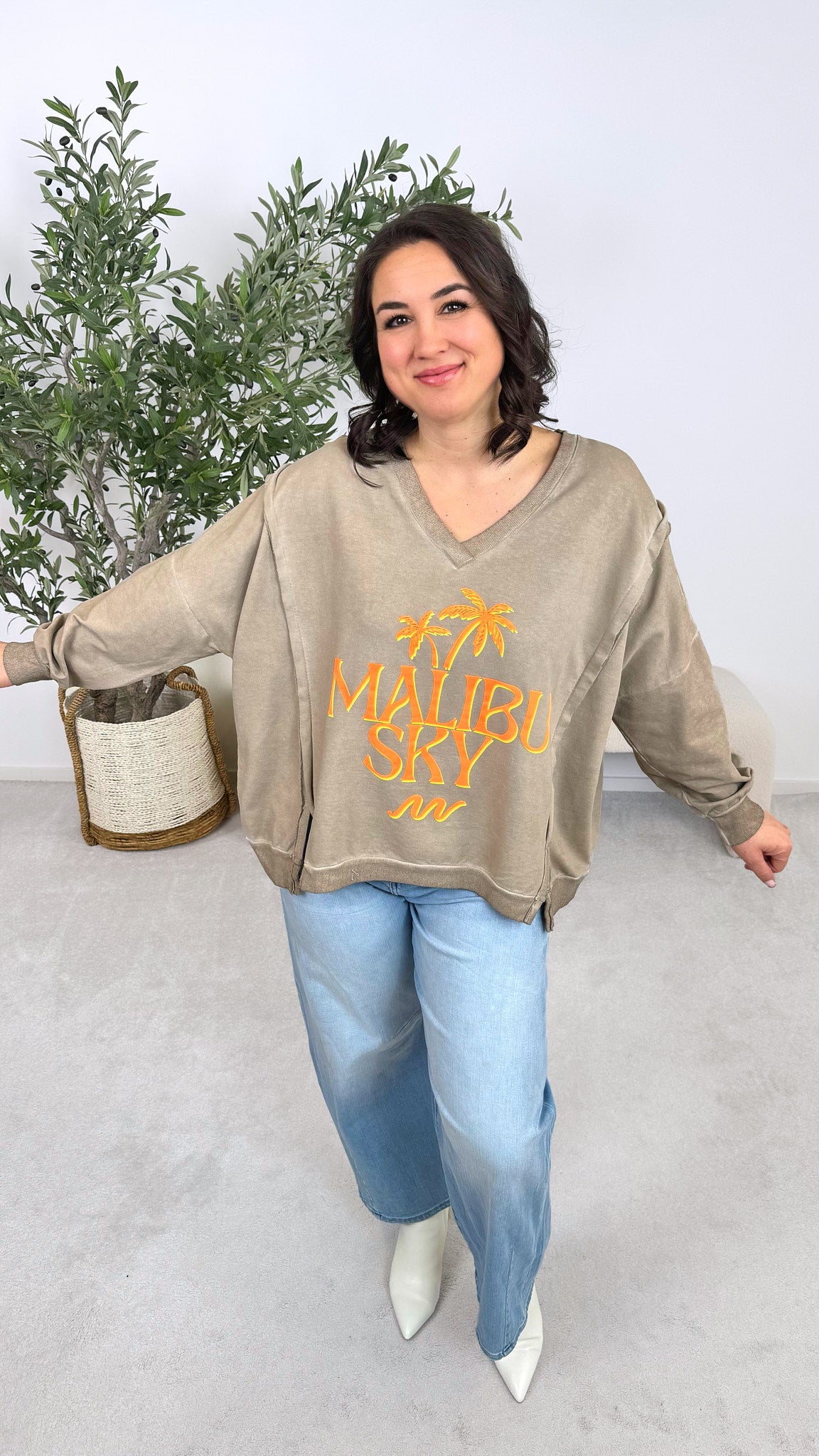 Sweatshirt Malibu Dream *Taupe*