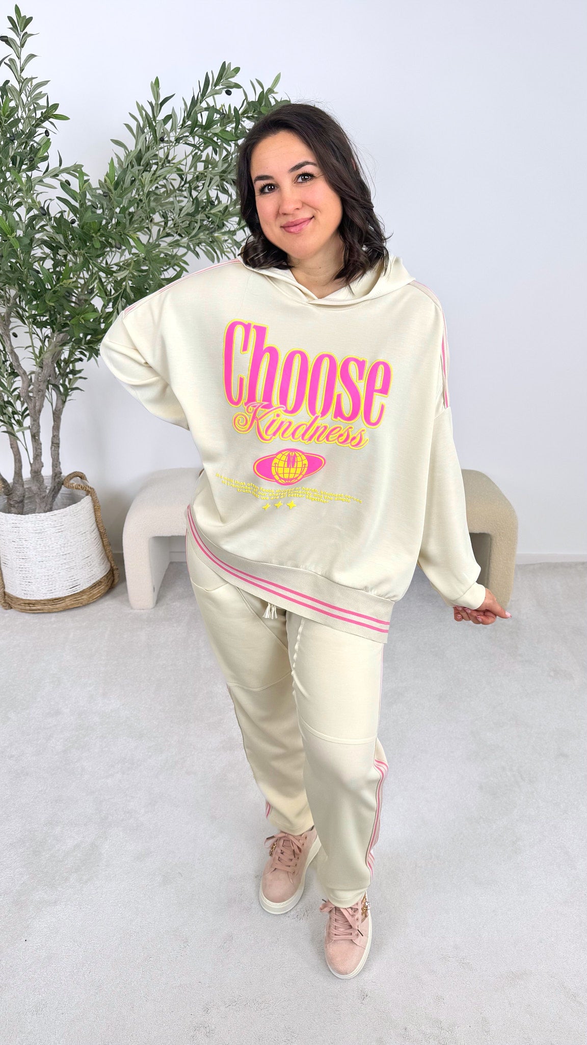 Hoodie Kind Soul *Creme*