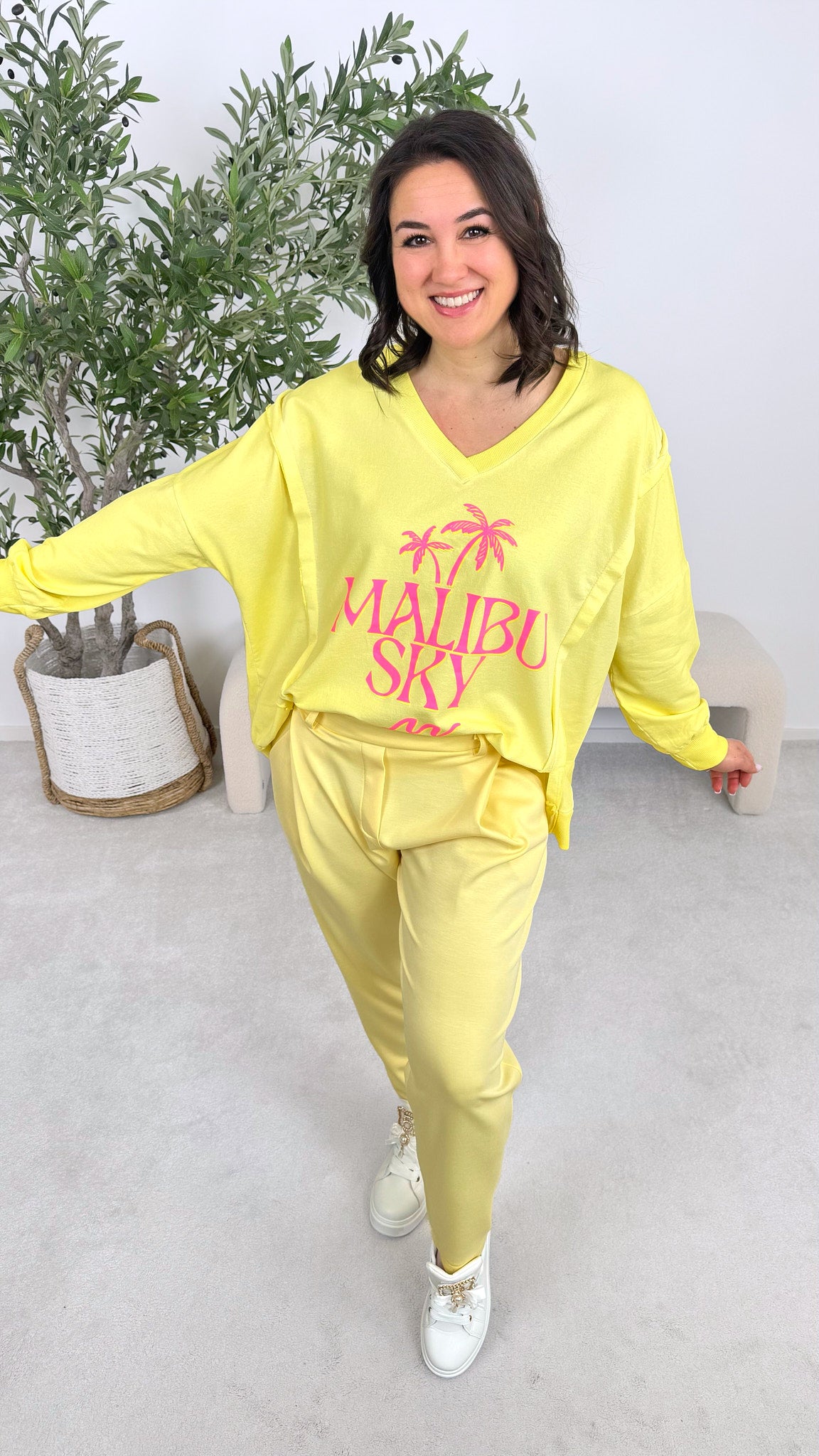 Sweatshirt Malibu Dream *Gelb*