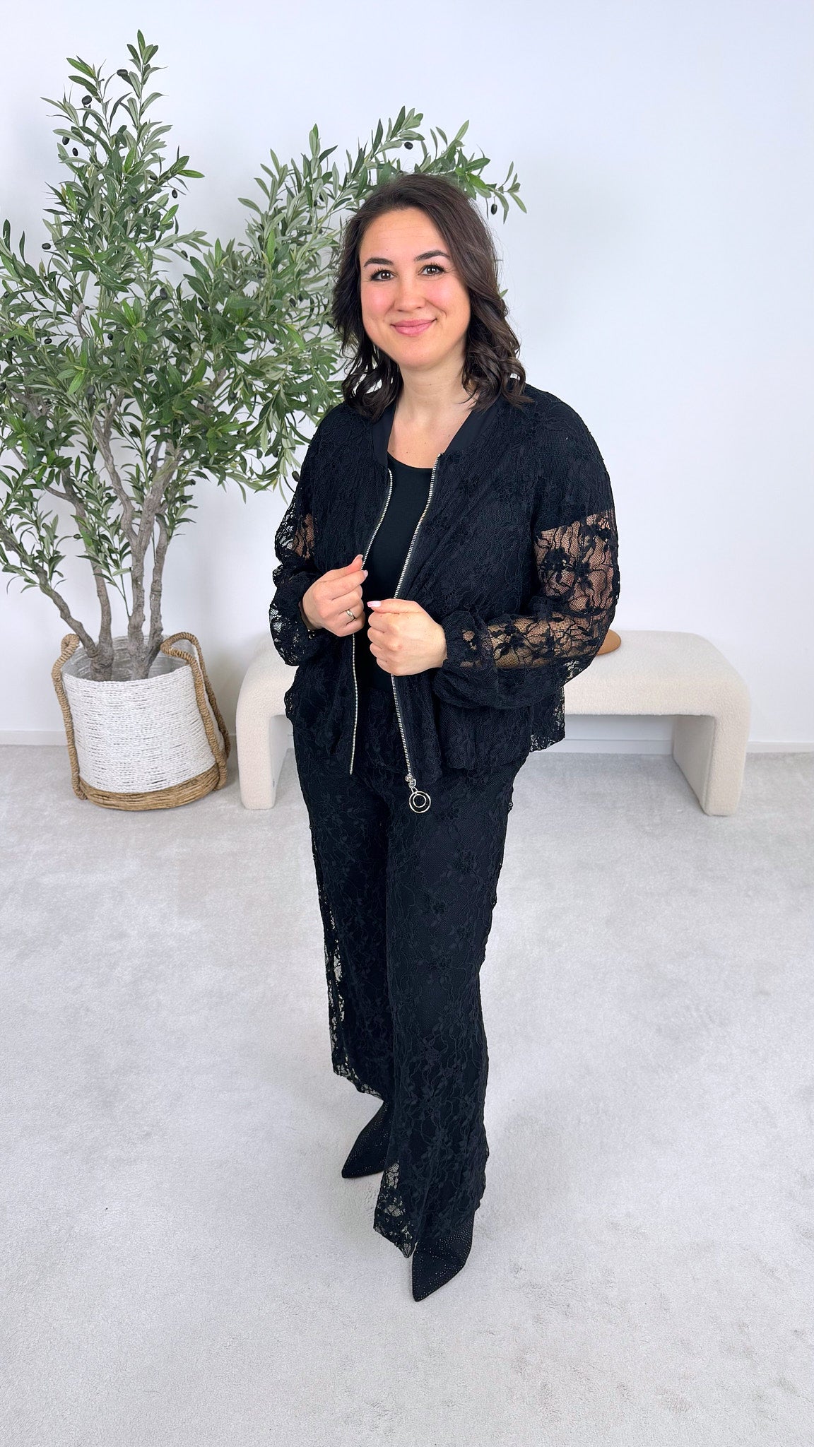 Spitzen-Hose Poem *Schwarz*