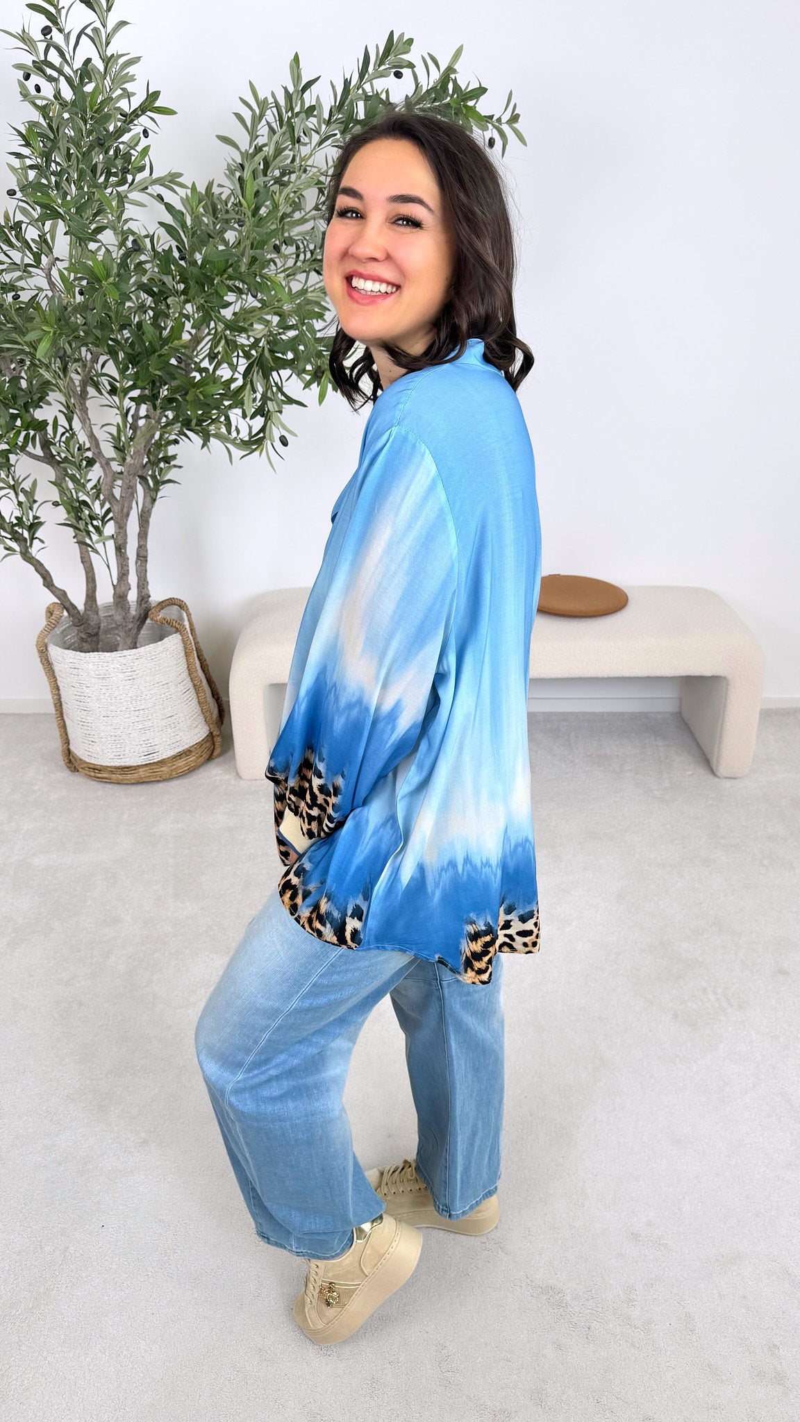 Blusenshirt Power Blend *Hellblau*