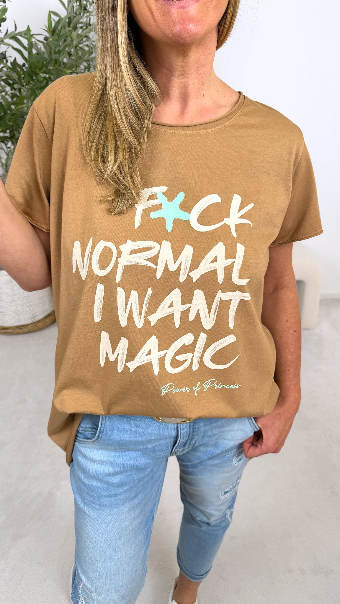T-Shirt I Want Magic *Camel*