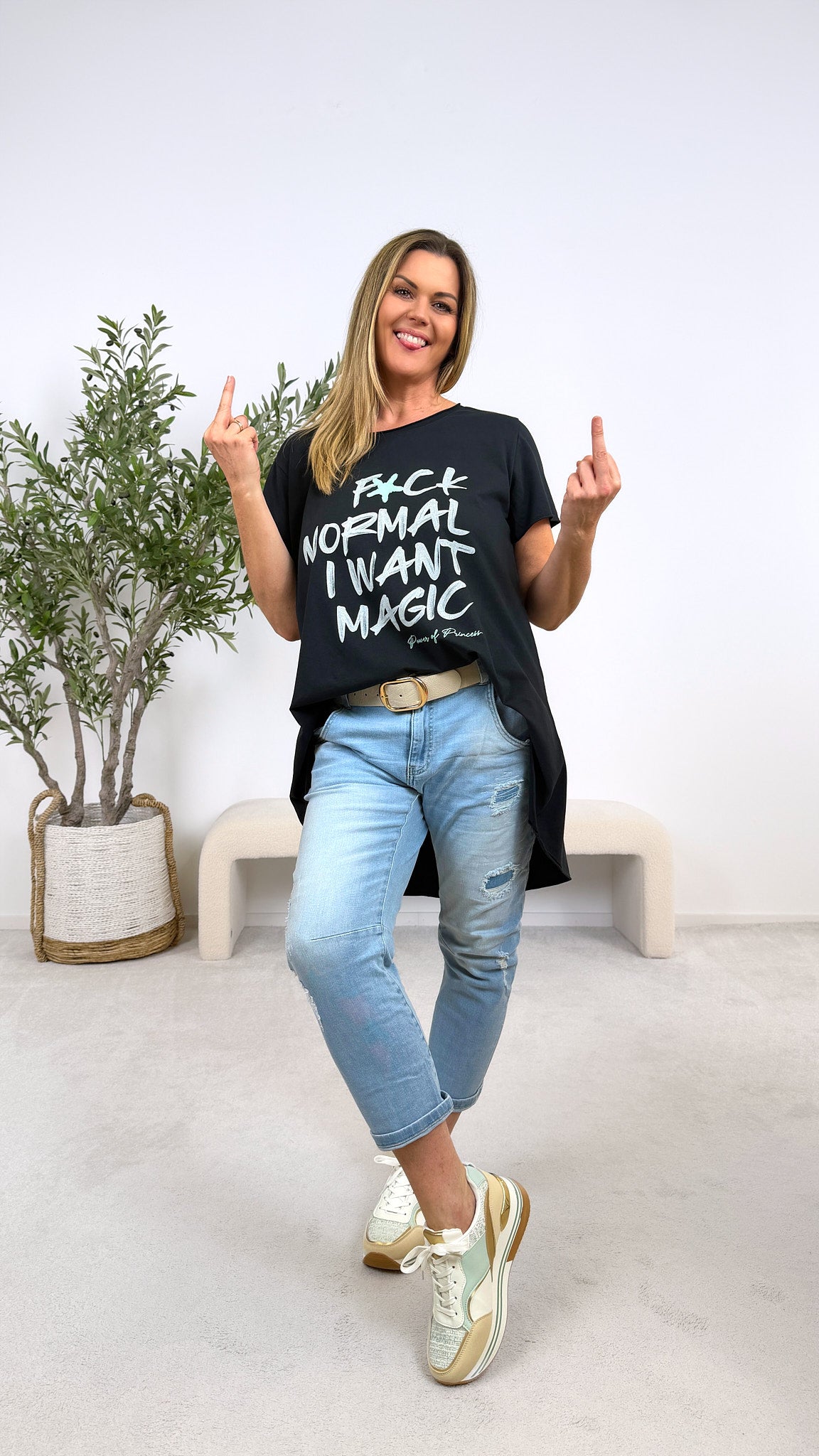 T-Shirt I Want Magic *Schwarz*