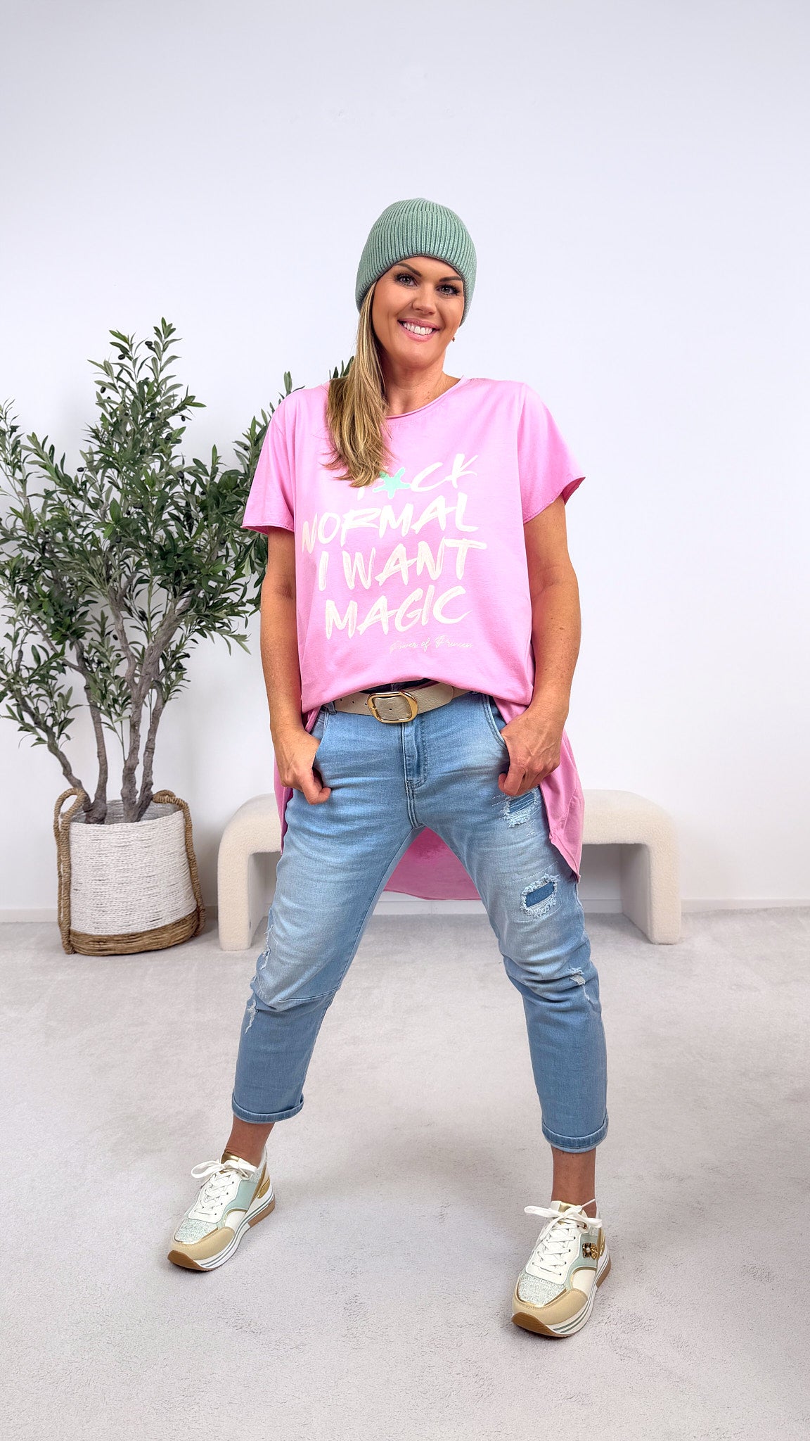 T-Shirt I Want Magic *Rosa*