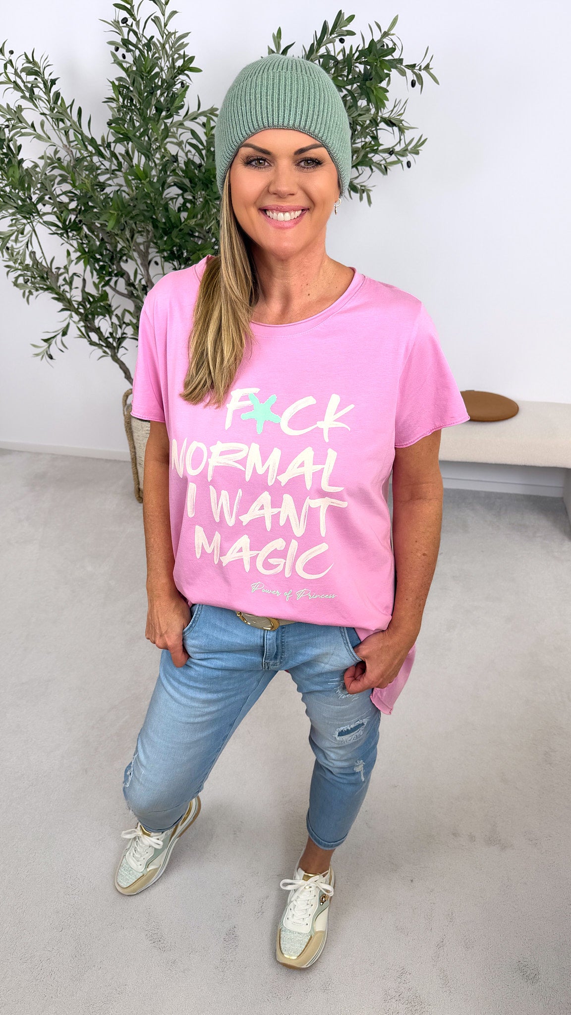 T-Shirt I Want Magic *Rosa*