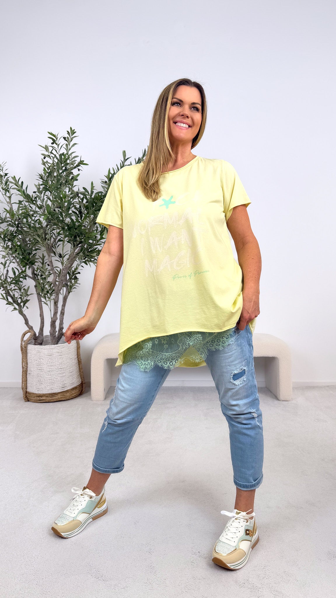 T-Shirt I Want Magic *Gelb*