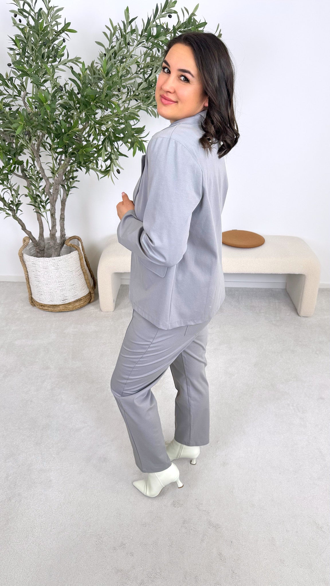 Blazer Chic Balance *Grau* (lieferbar ab 16.2.26)