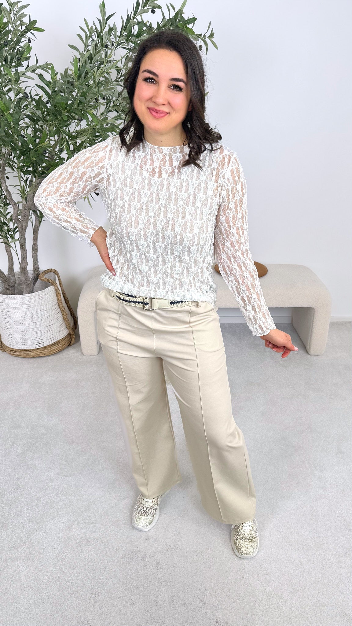 Hose Casual Rope *Creme*