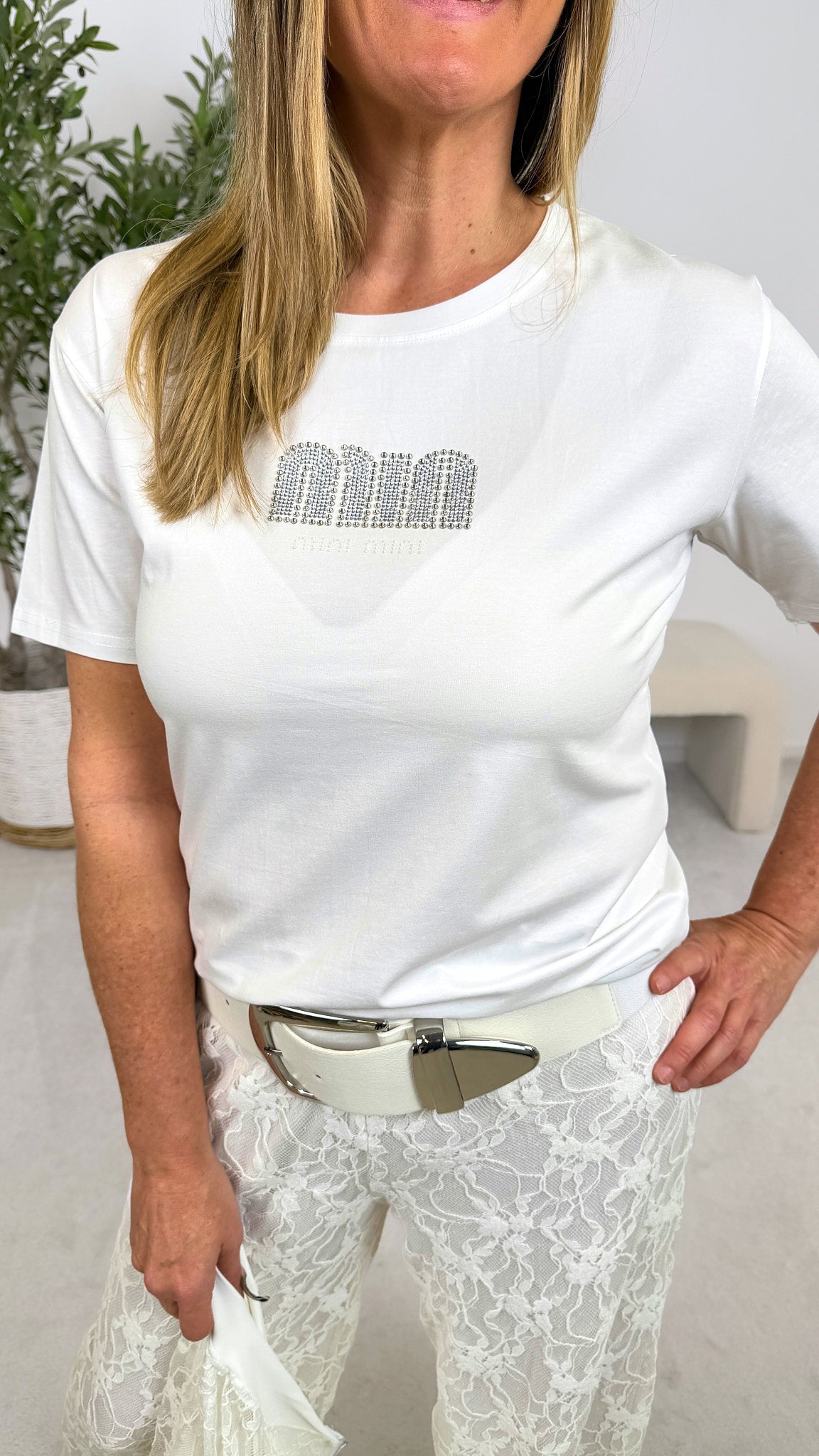 T-Shirt Strong Words *Weiß*