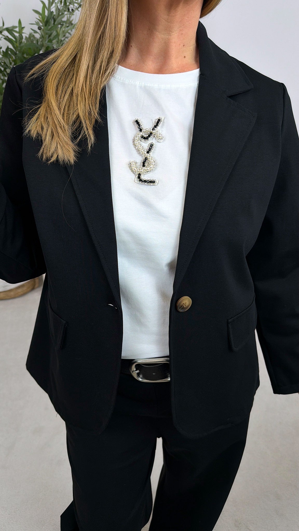 Blazer Chic Balance *Schwarz* (lieferbar 16.2.26)