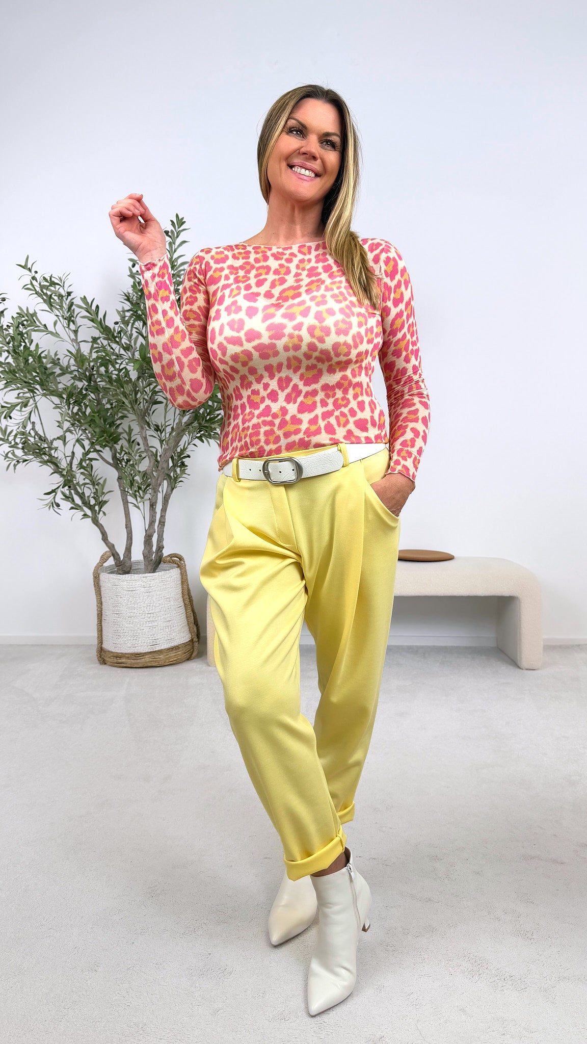 Langarmshirt Urban Beauty *Apricot*