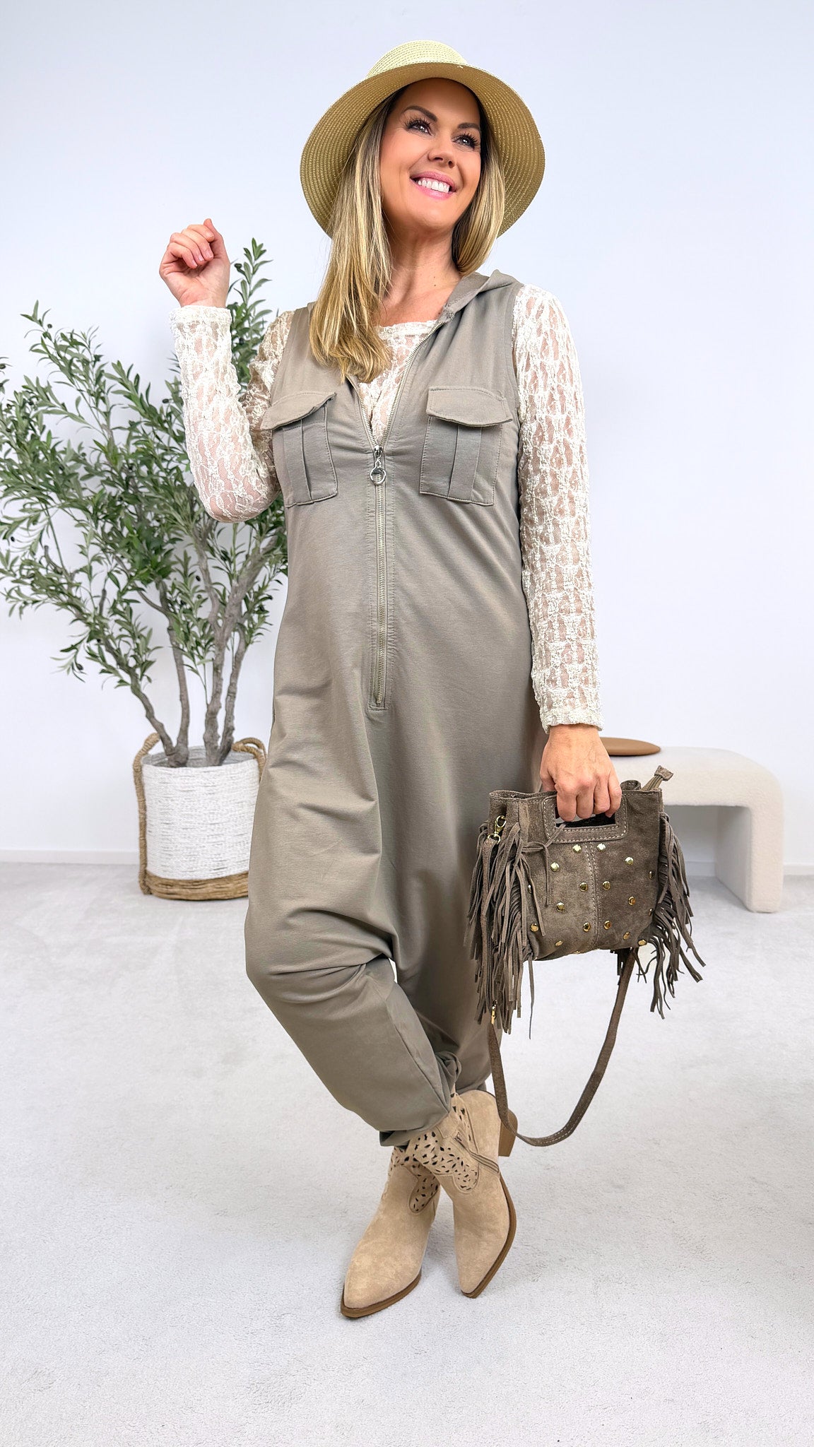 Jumpsuit Off Duty *Taupe*