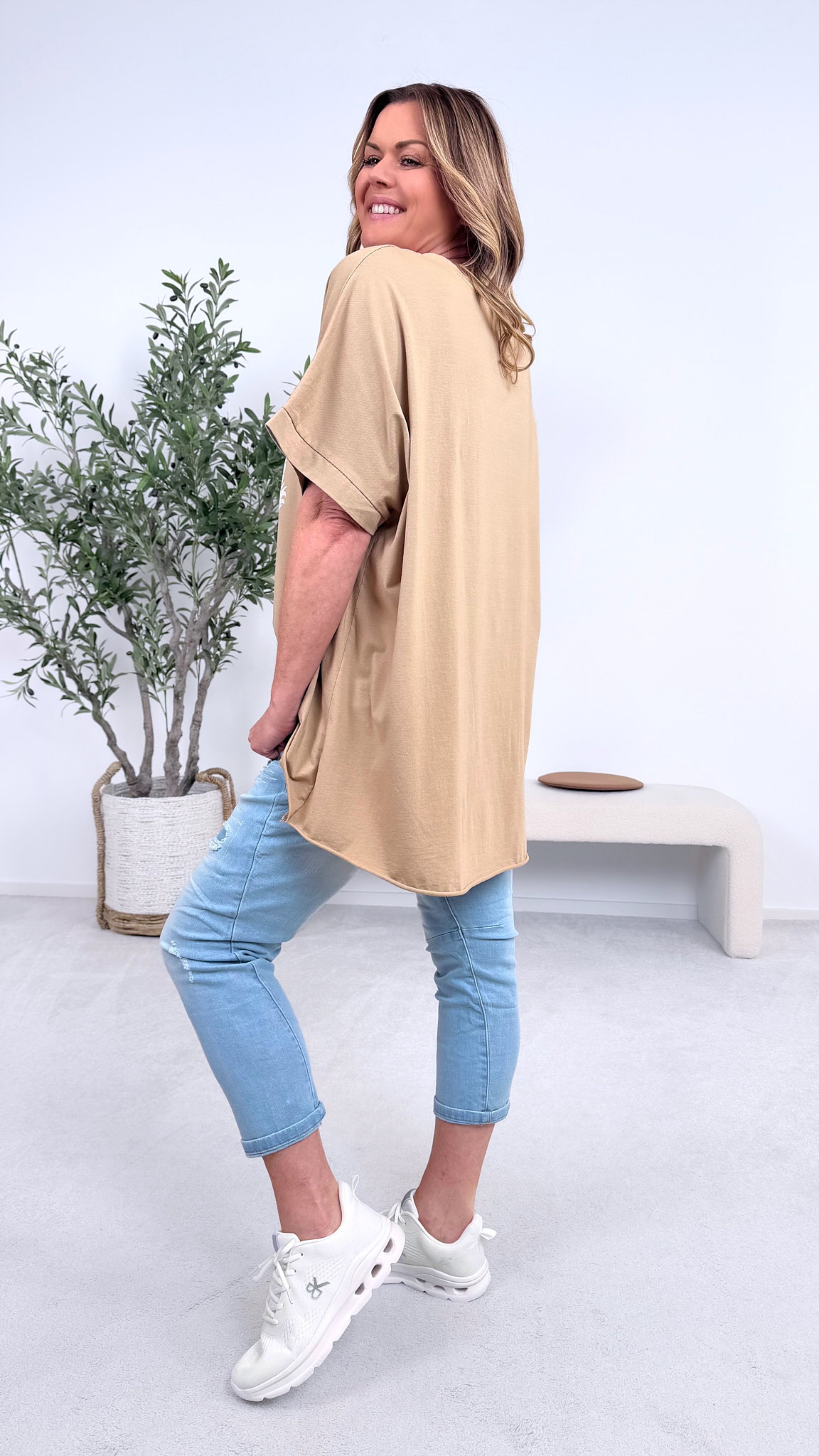 T-Shirt Famous Sunset *Camel*