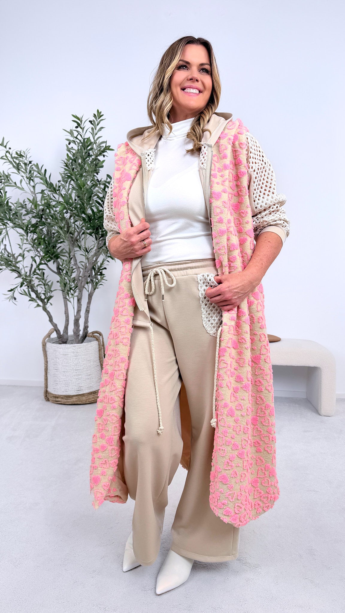 Sweathose Femme Sport *Beige*