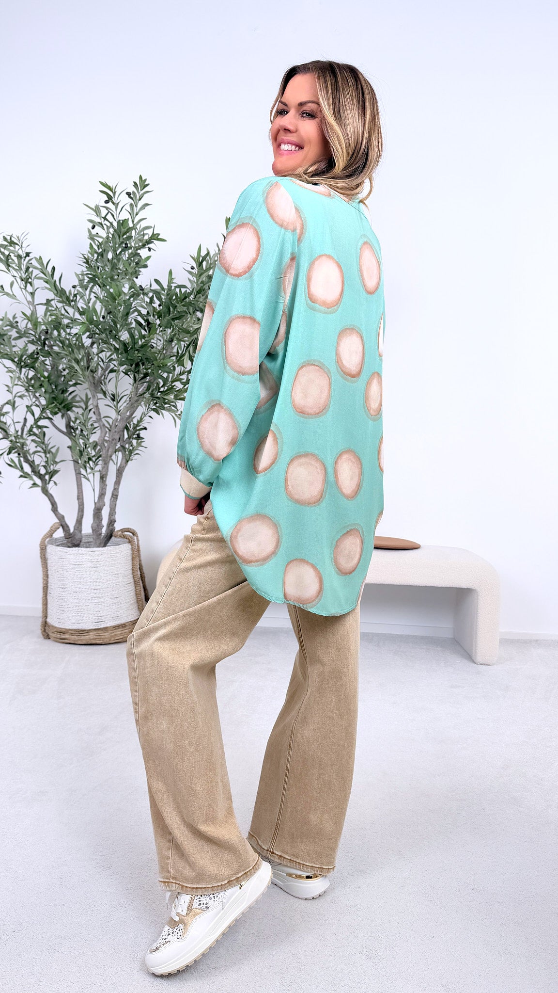 Blusenshirt Circle Breeze *Türkis*