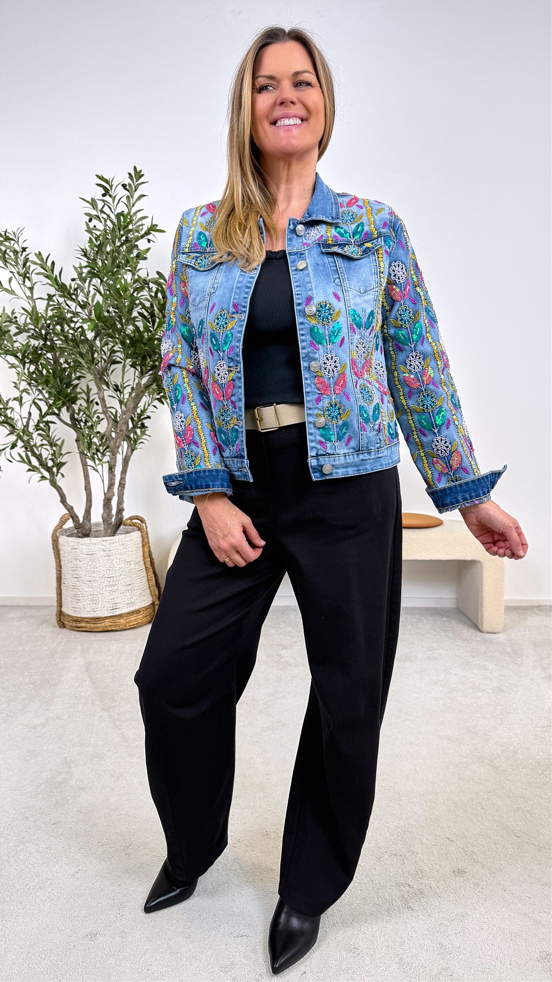 Jeansjacke Boho Spark