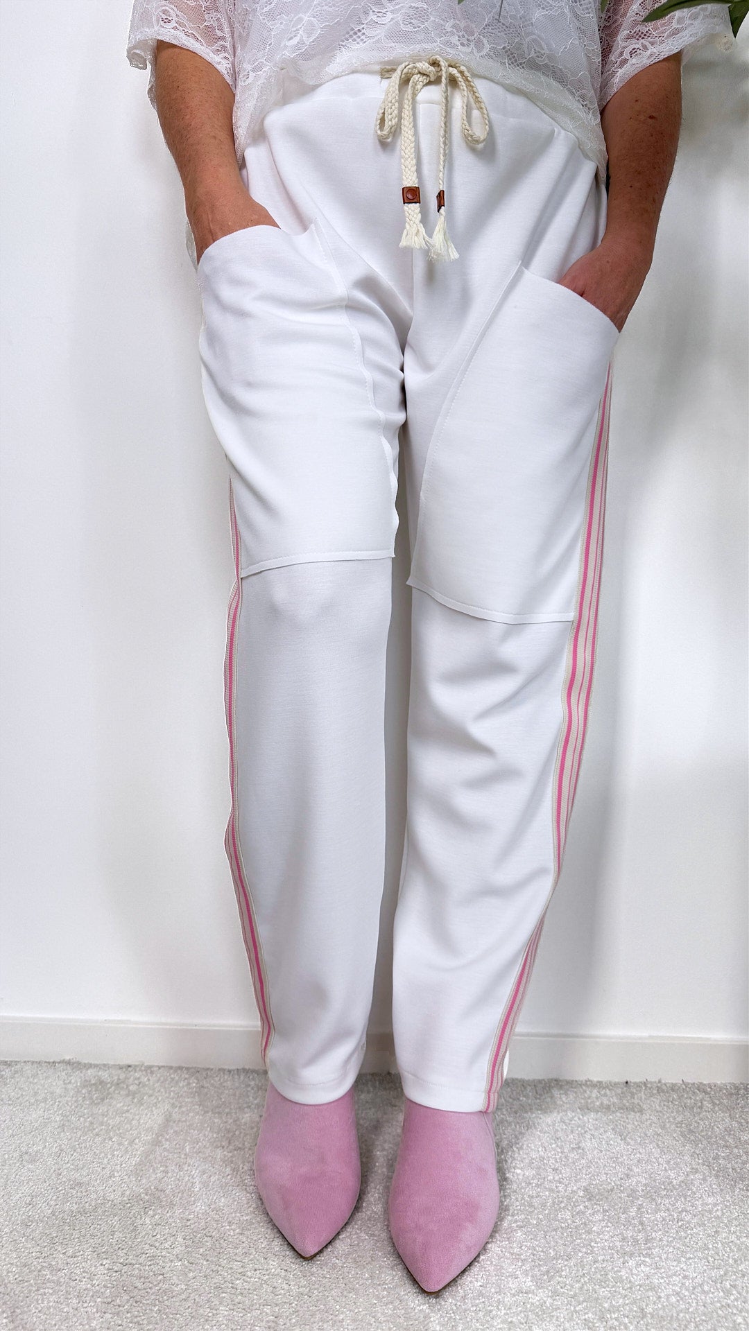 Sweathose Effortless *Weiß*