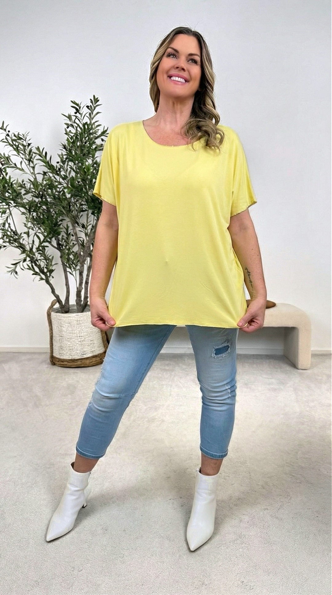 T-Shirt Classic Fit *Gelb*