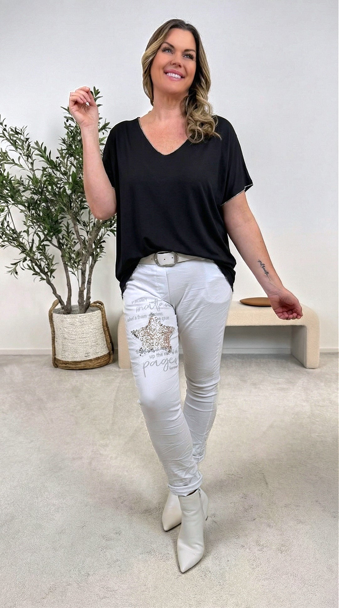 T-Shirt Relax Basic *Schwarz*