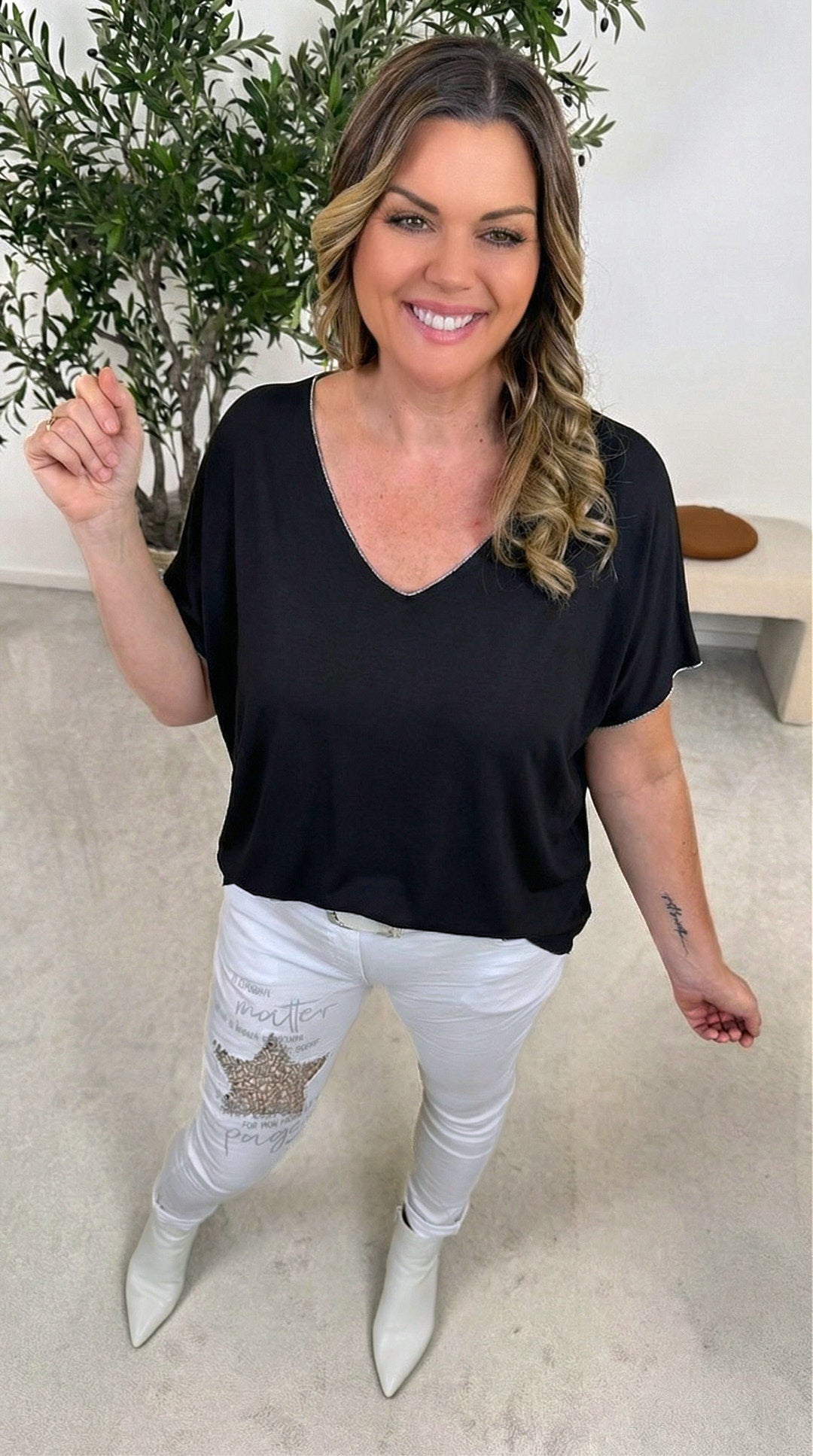 T-Shirt Relax Basic *Schwarz*