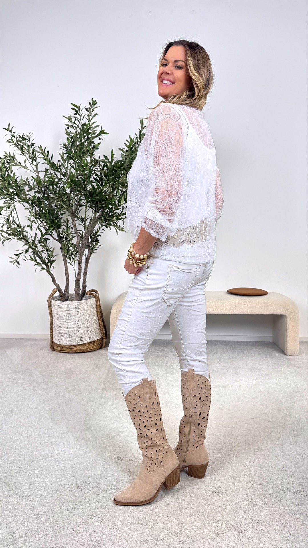 Bluse Cream Dream *Weiß*