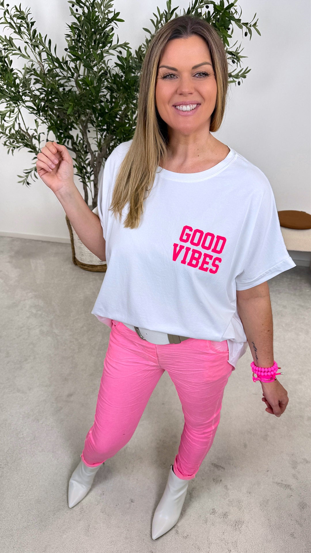 T-Shirt Positive Mood *Weiß*