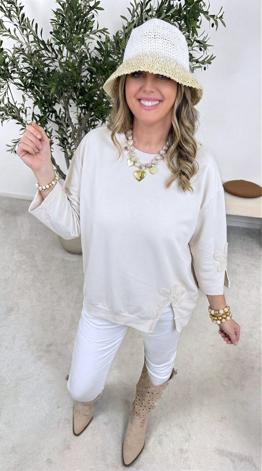 Sweatshirt Pure Soul *Beige*