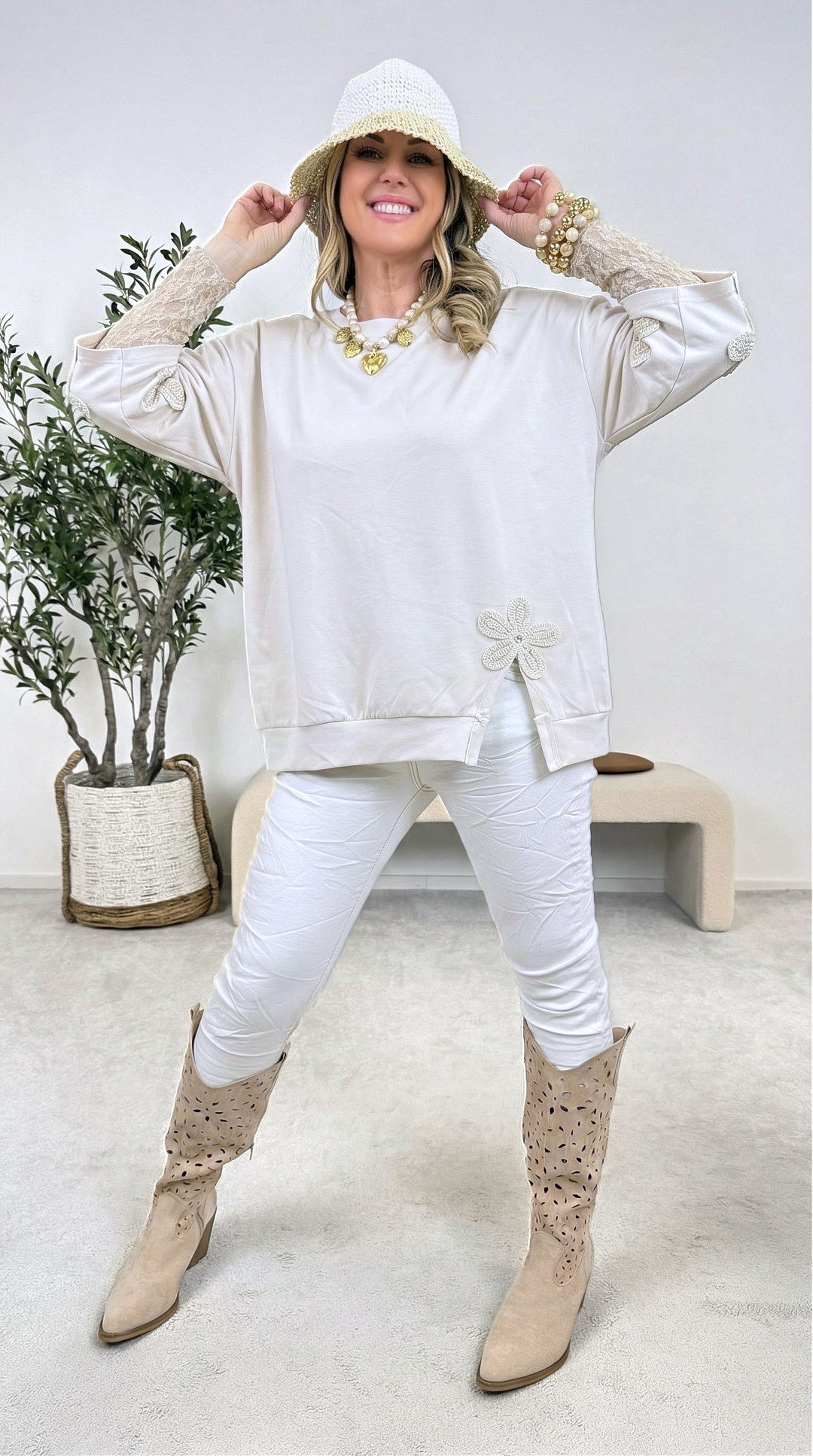Sweatshirt Pure Soul *Beige*