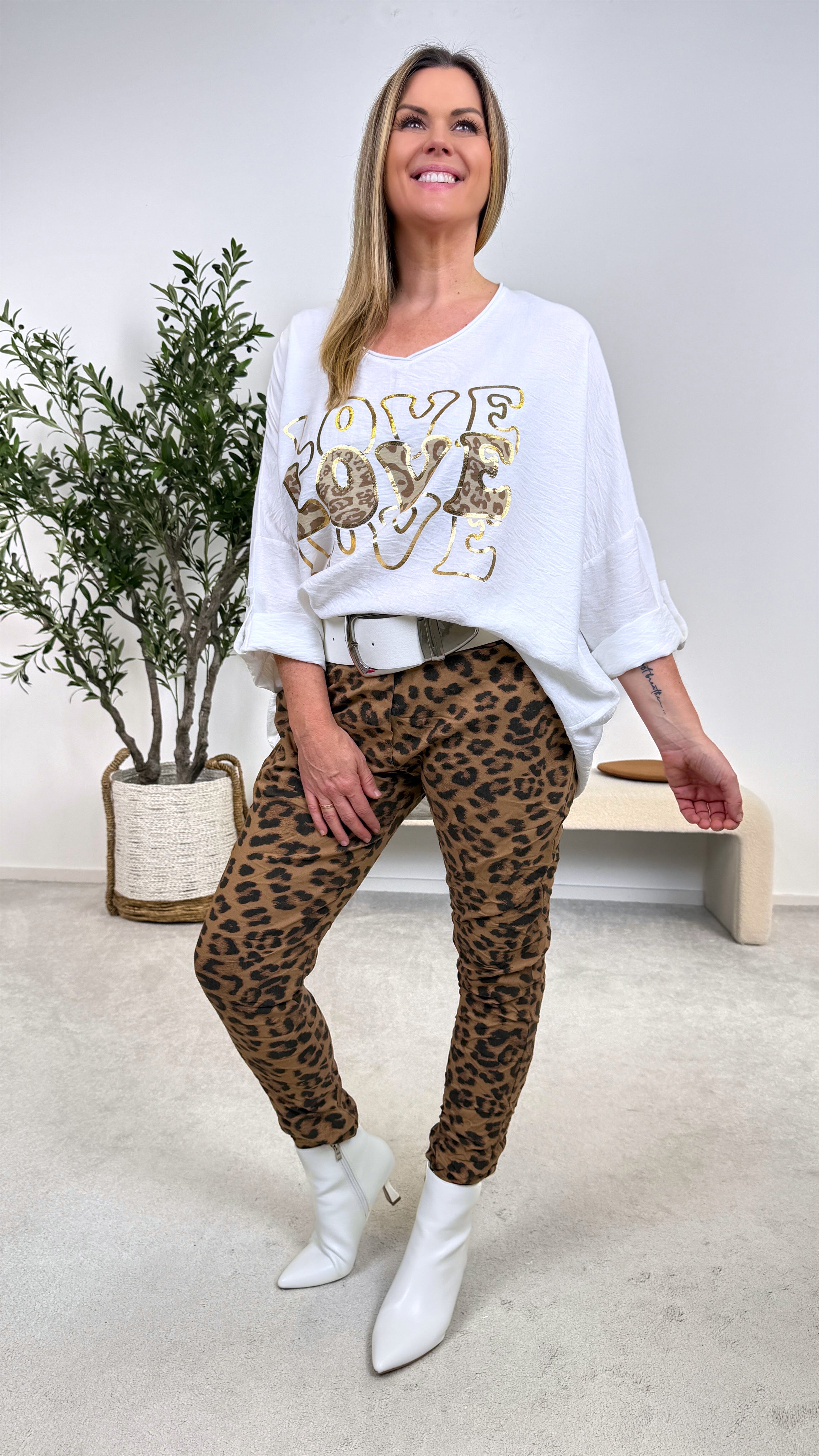 Jogpants Wild Leo *Camel*