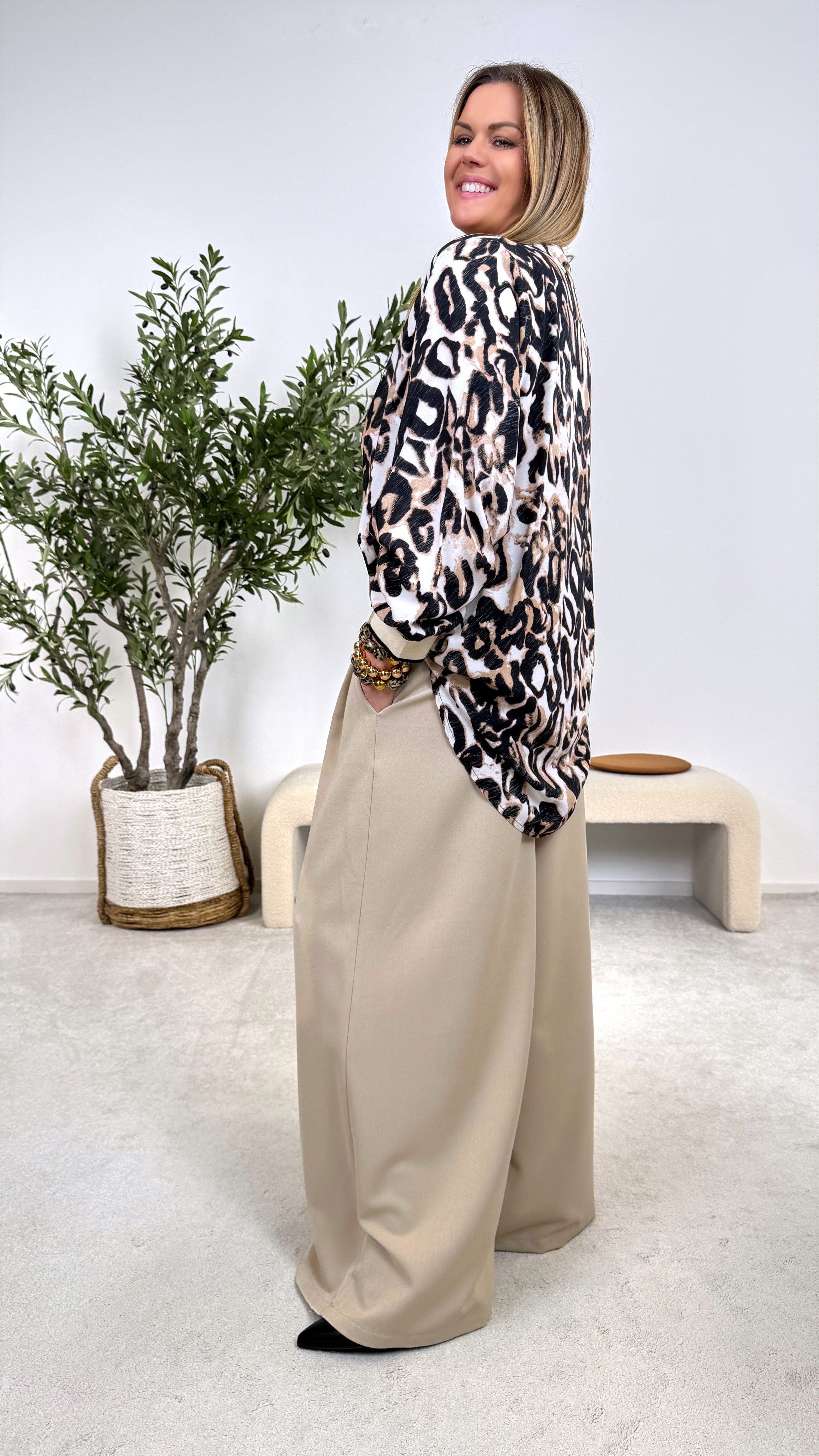 Weite Hose Nova Belle *Beige*