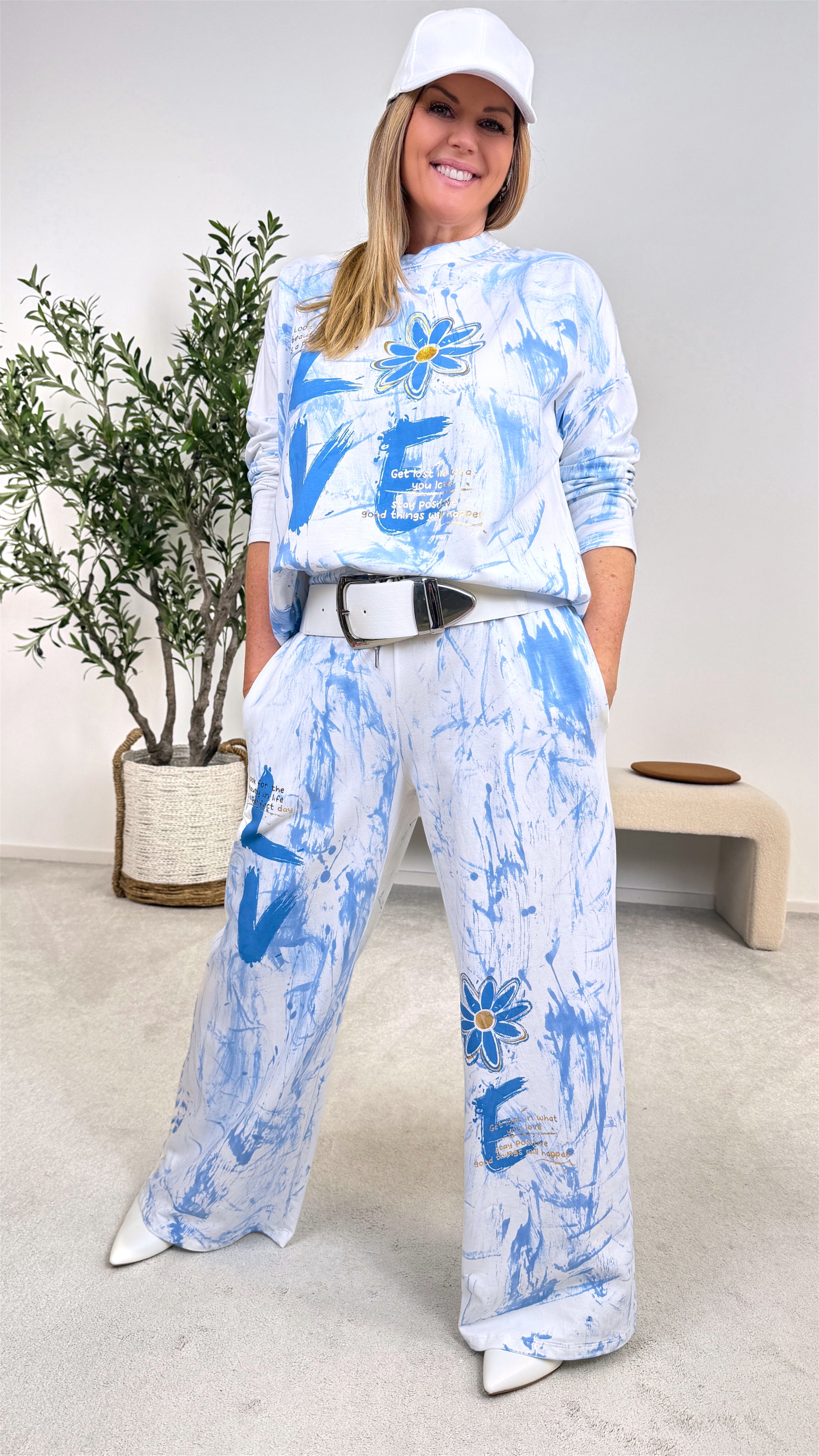 Sweathose Soft Art *Blau*