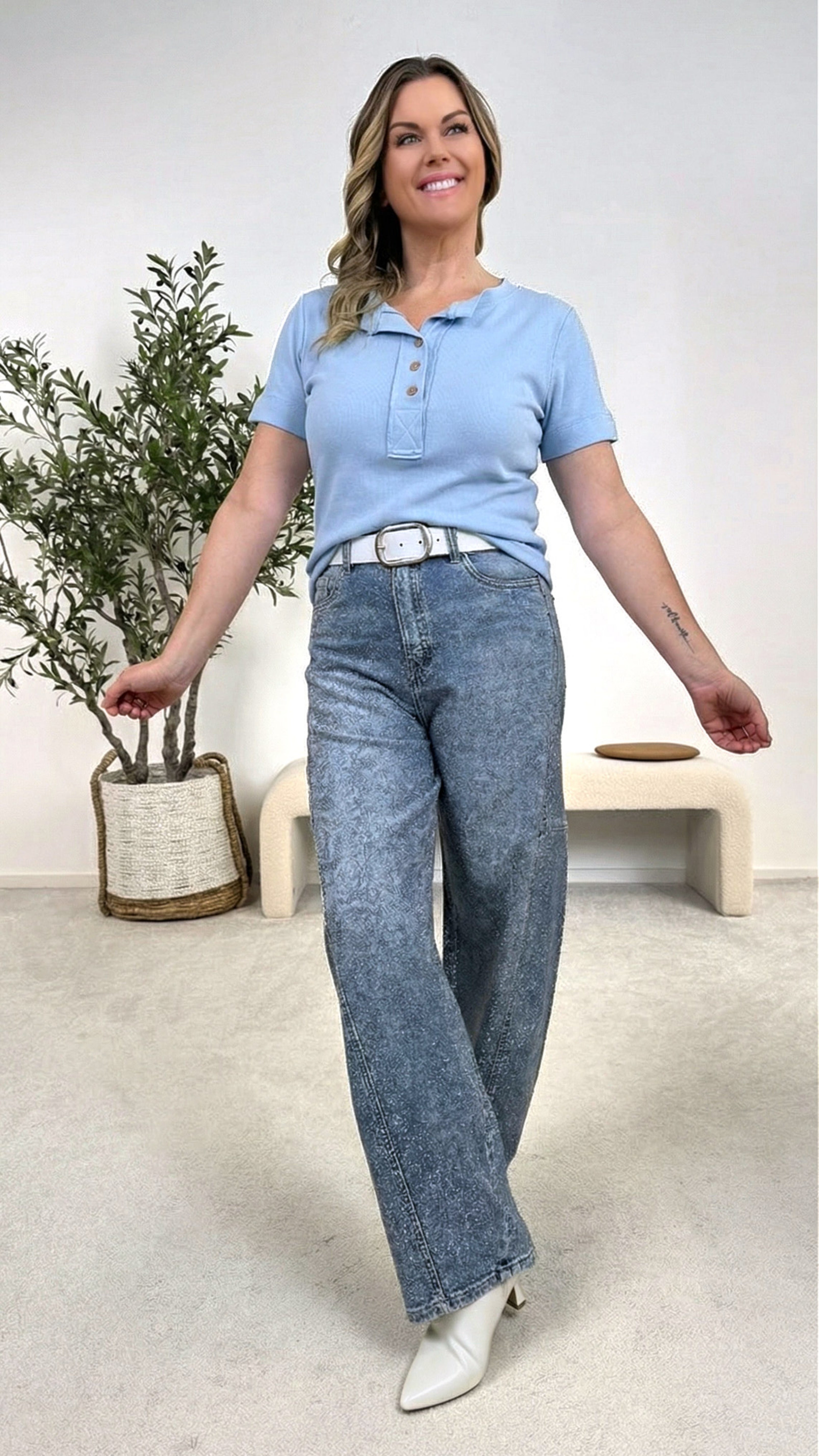 T-Shirt Everyday Darling *Hellblau*