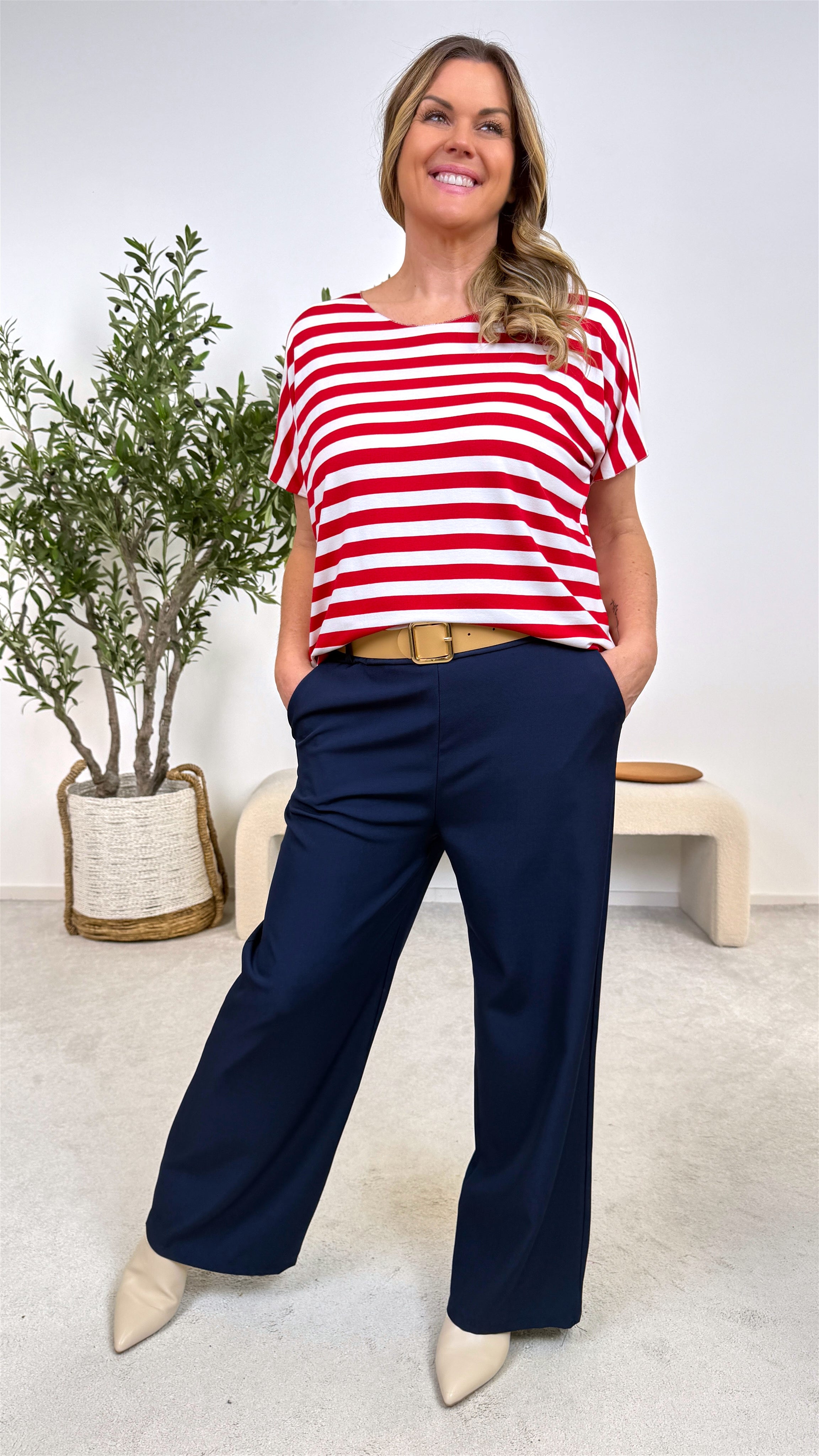 T-Shirt Coastal Chic *Rot*